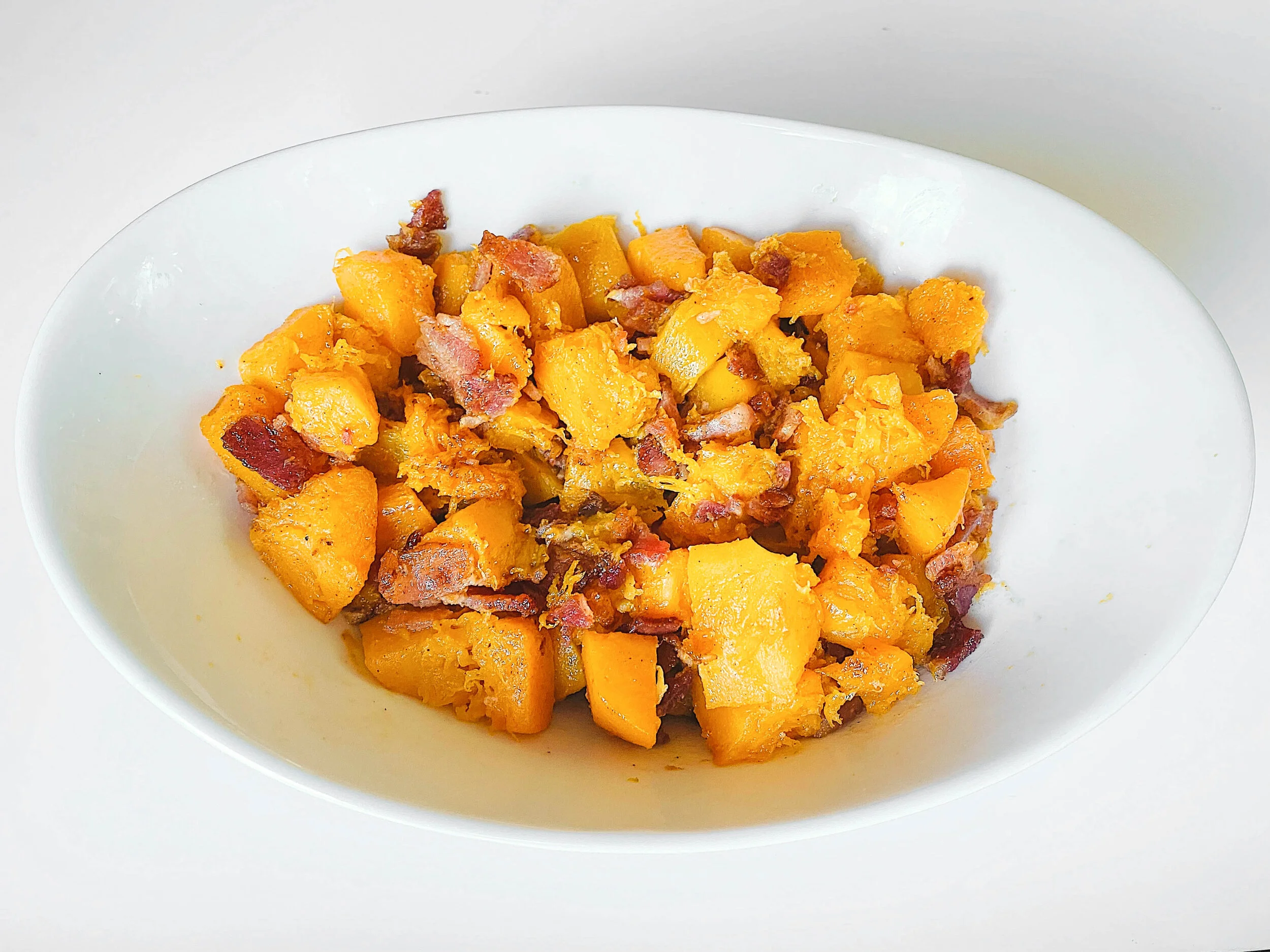 Maple Bacon Roasted Butternut Squash