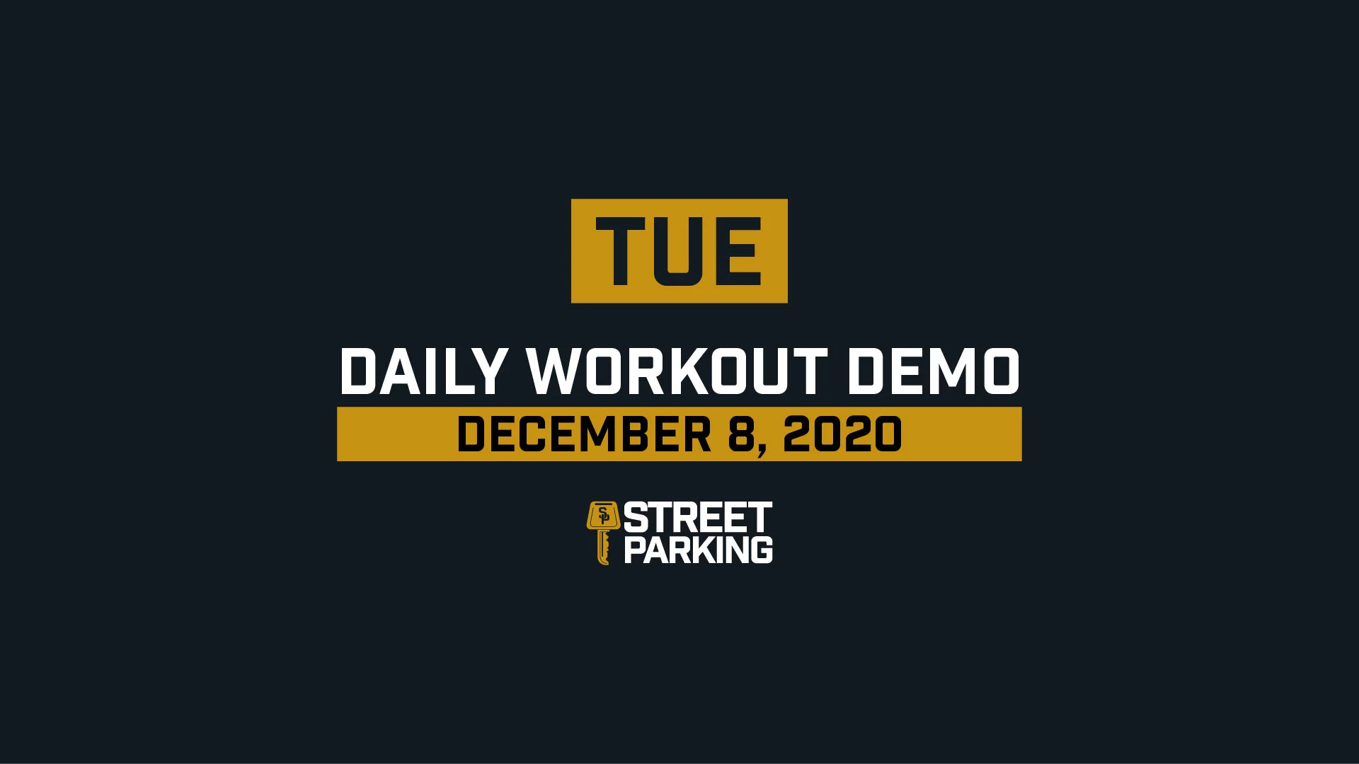 TUESDAY 12/08/2020