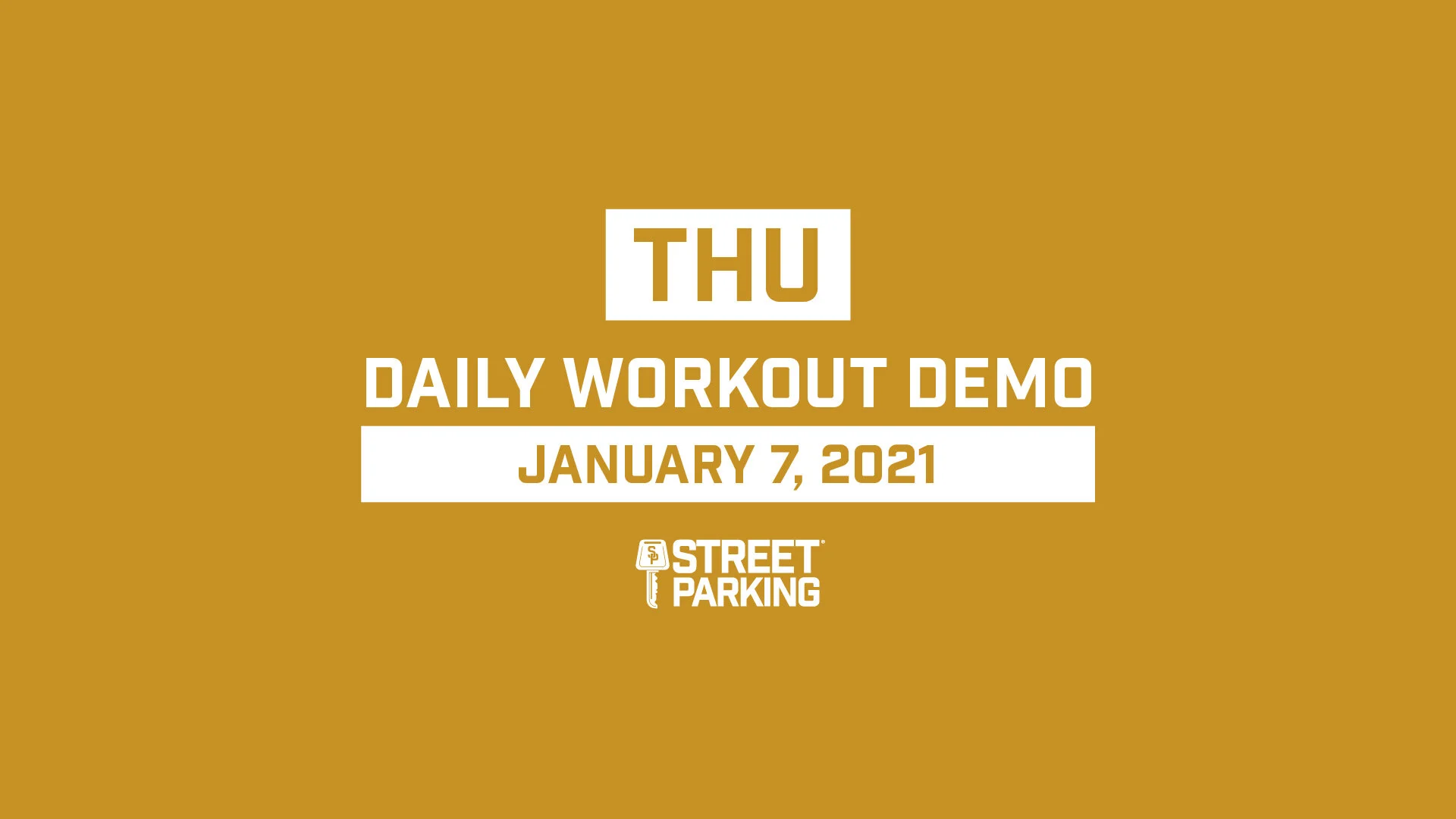 THURSDAY 01/07/2021