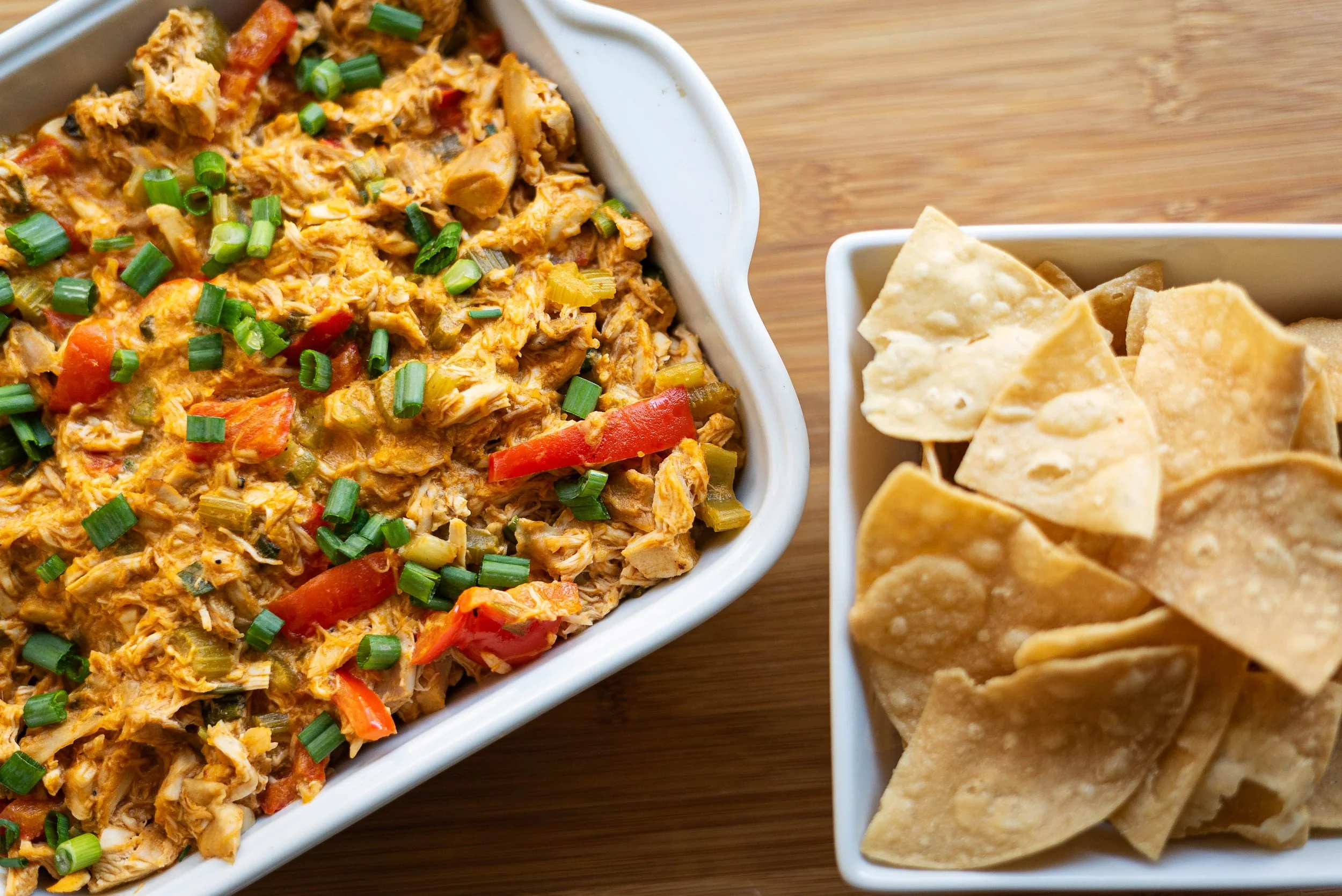 Crockpot Buffalo Chicken Dip