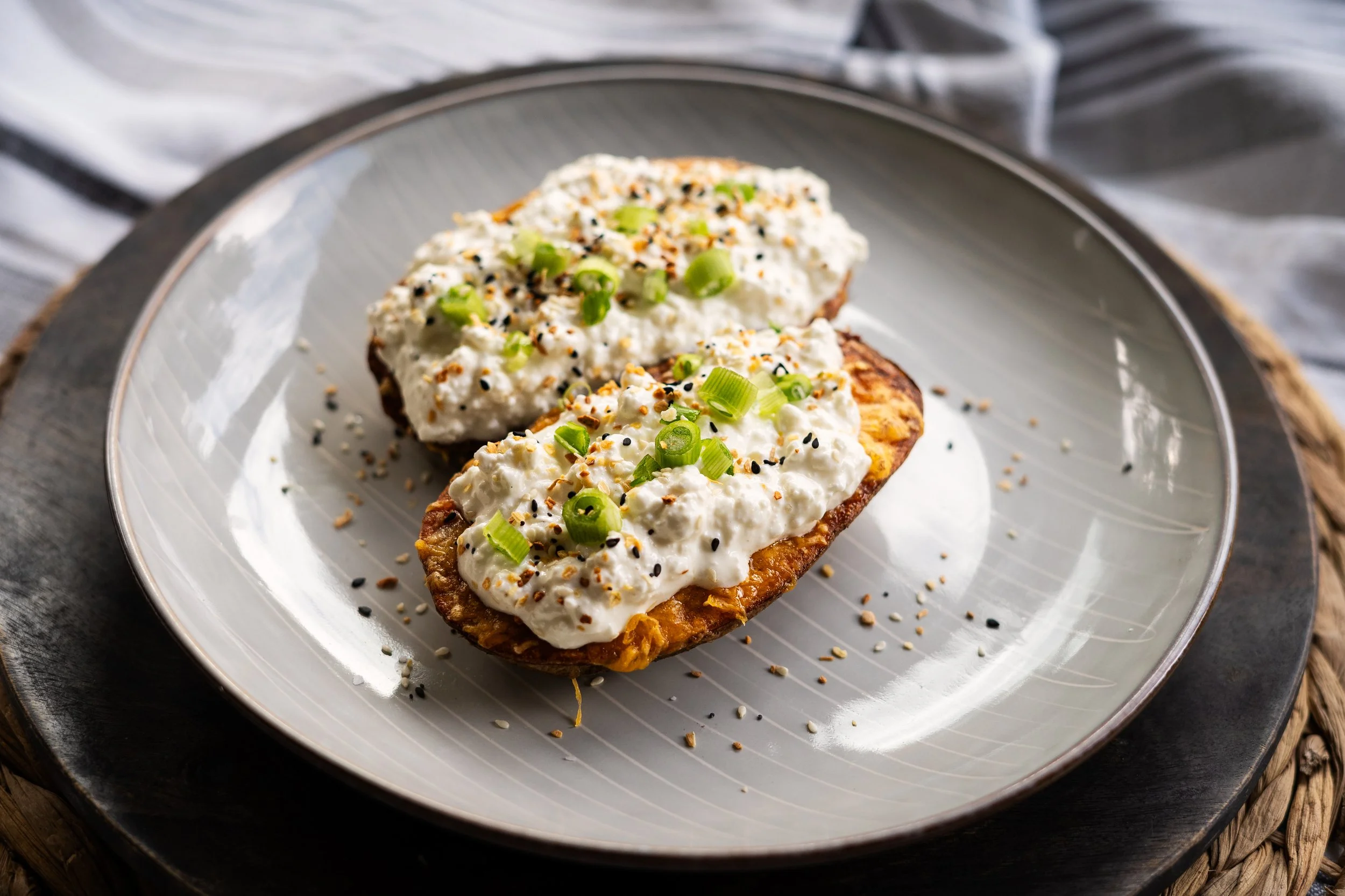 Everything Bagel Loaded Potato