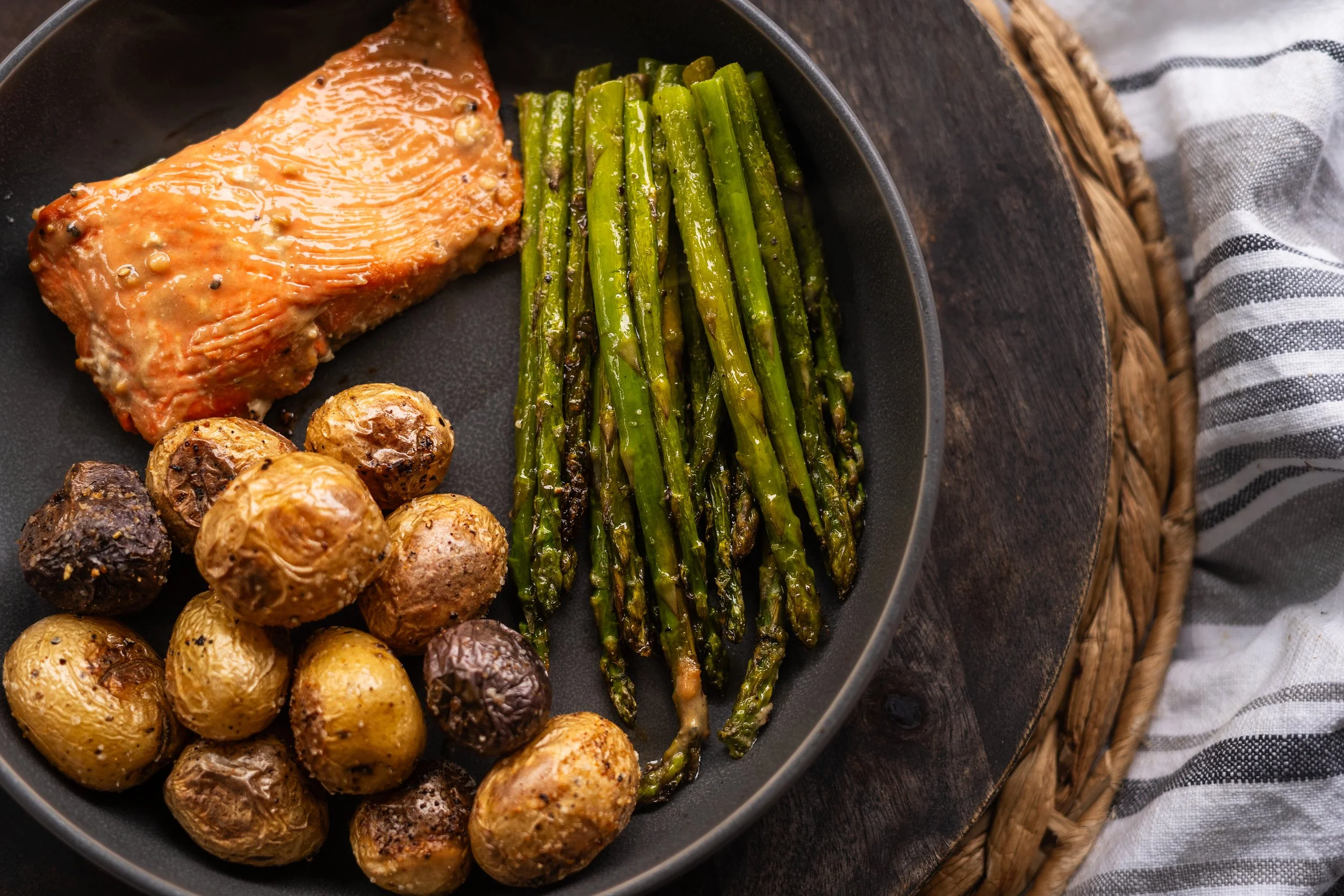 Sheet Pan Maple Dijon Salmon