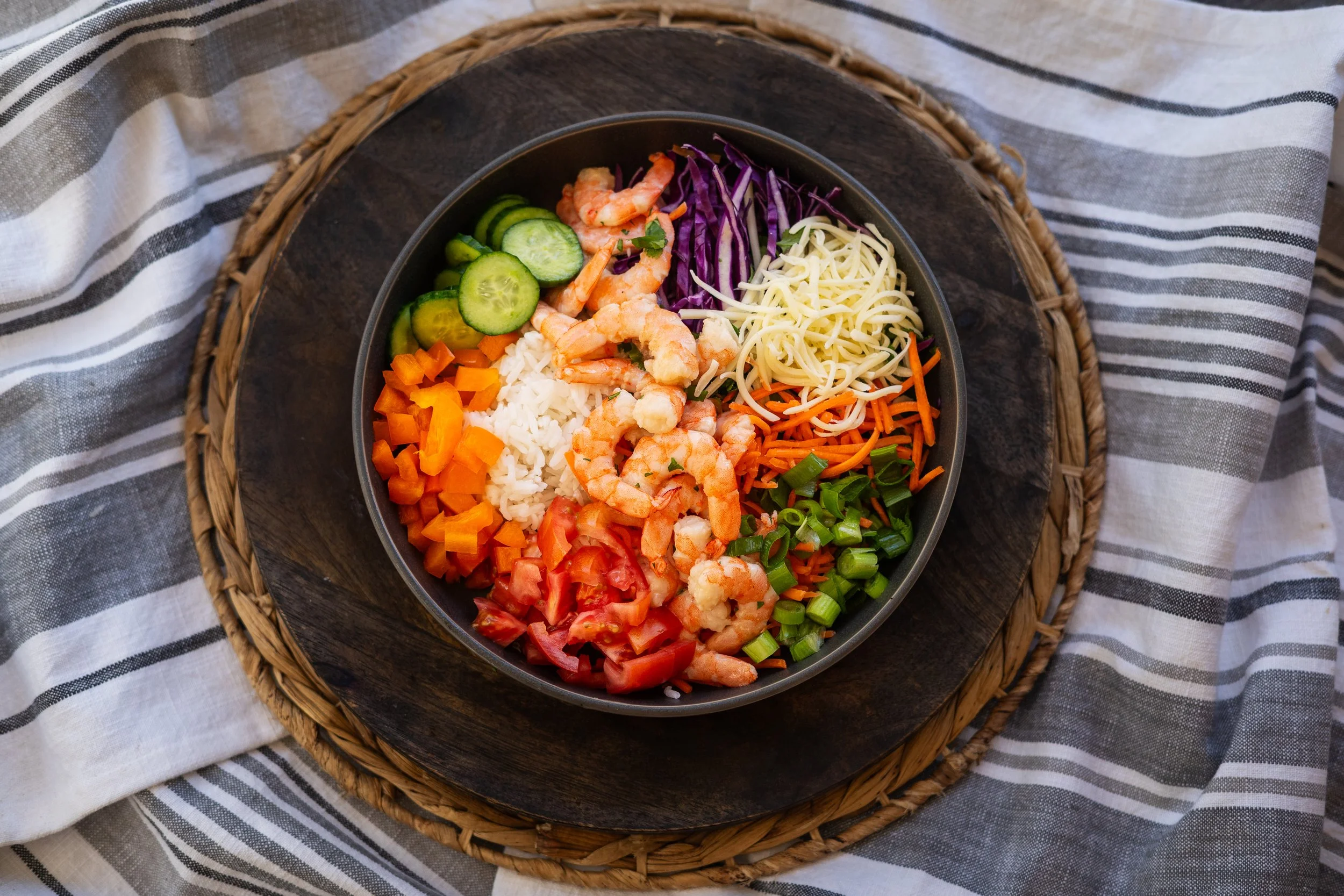 Spring Roll Rice Bowl