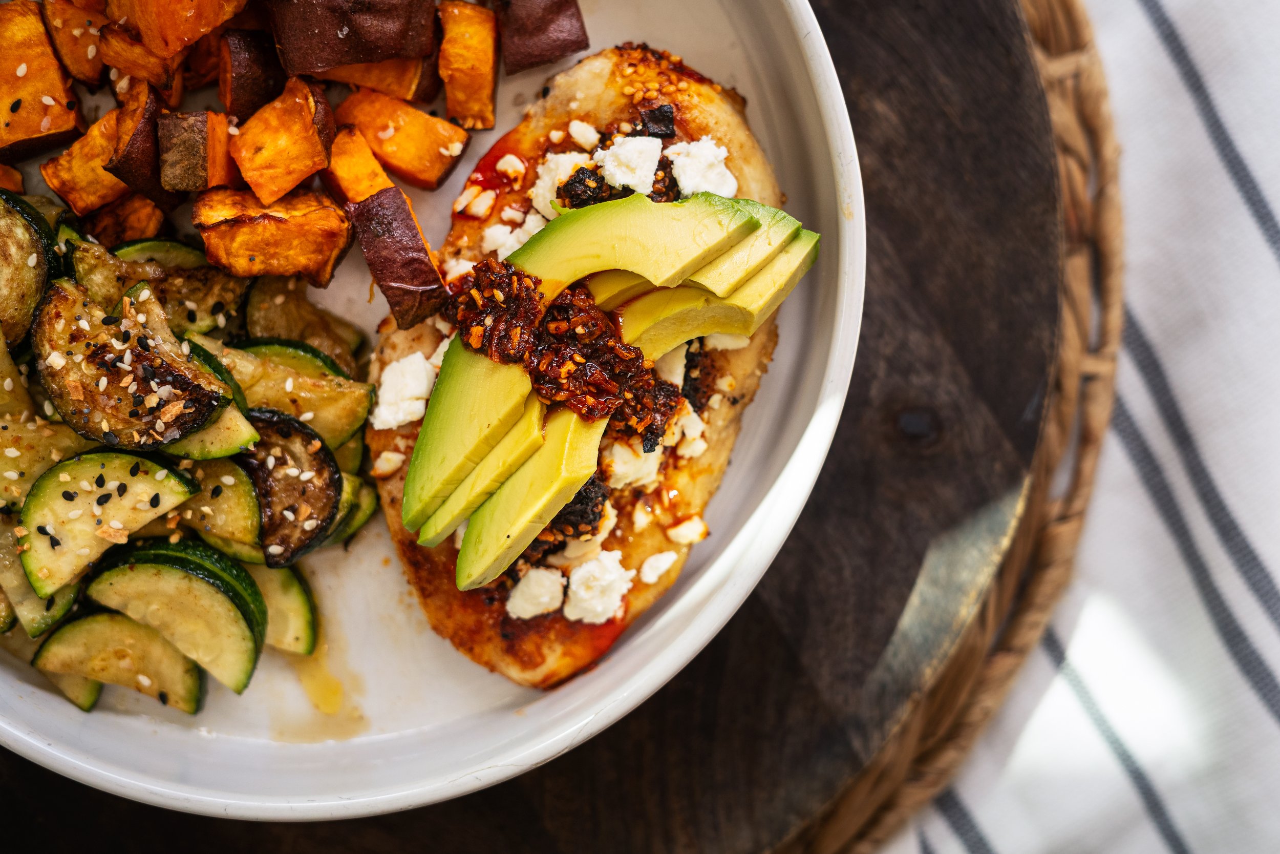  Crunchy Chili Feta Chicken 