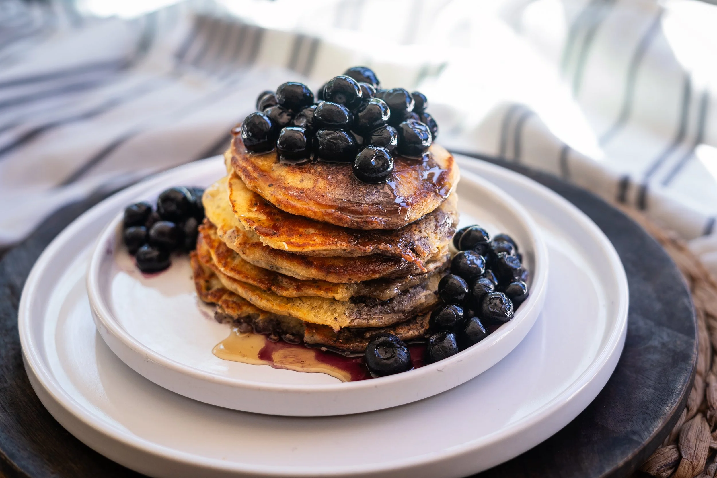 Lemon Poppyseed Pancakes 