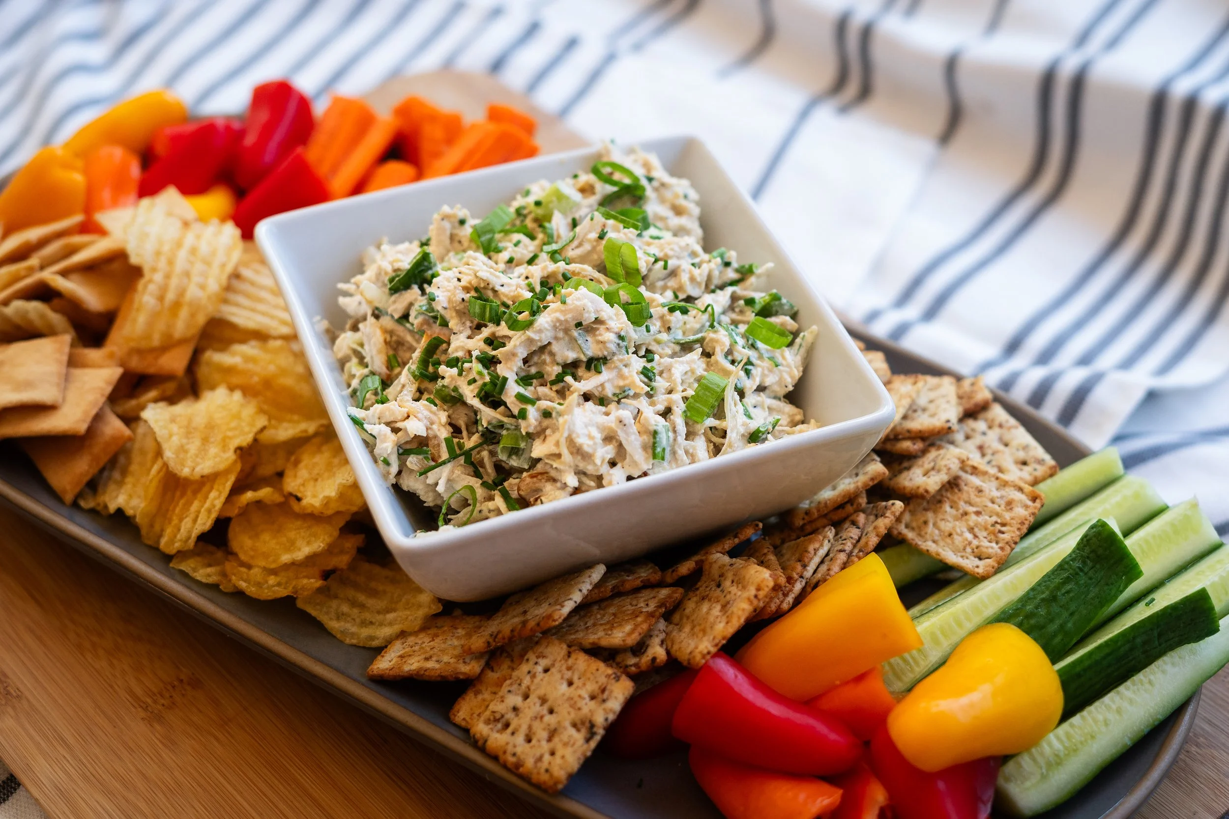 Sour Cream and Onion Chicken Salad