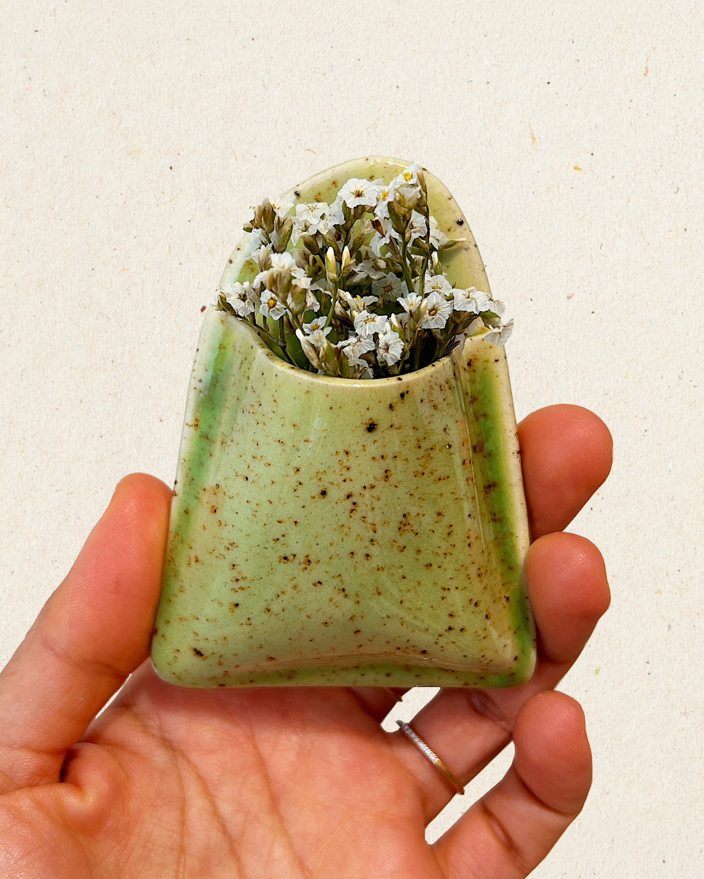 Salt & Pepper + Jade — 3.75" (Mint Chocolate Chip)