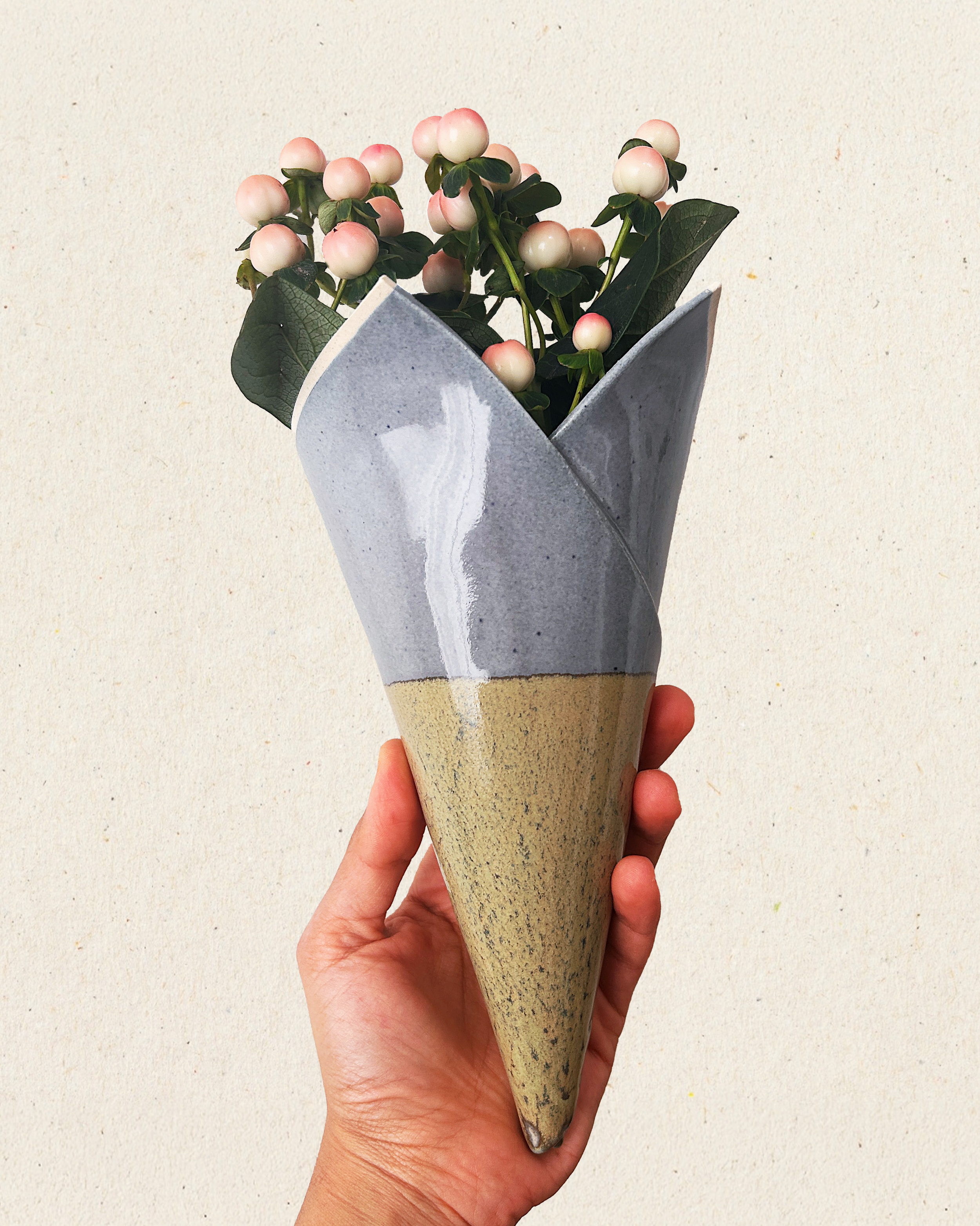 Stone Grey + Sea foam — 9" (Blueberry Matcha)