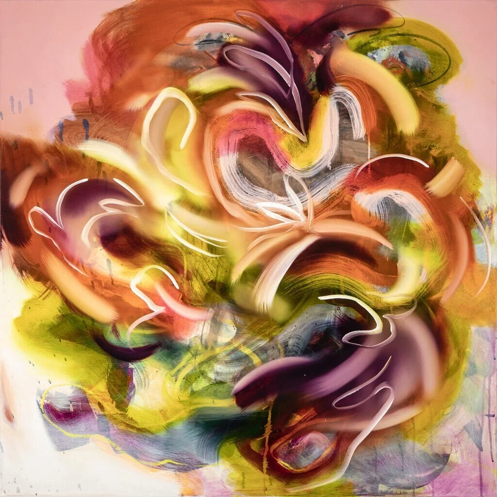 Hope to see you tonight at the opening, KC! 💫

Butterflies
36 x 36
oil + pastel on canvas