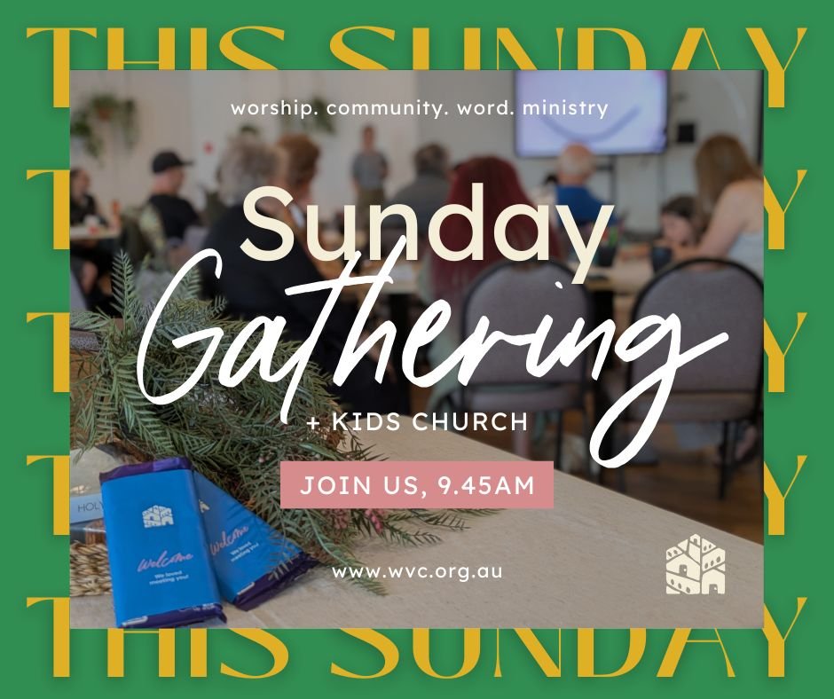 Join us for church this Sunday! 
NEW START TIME &mdash; 9.45am!