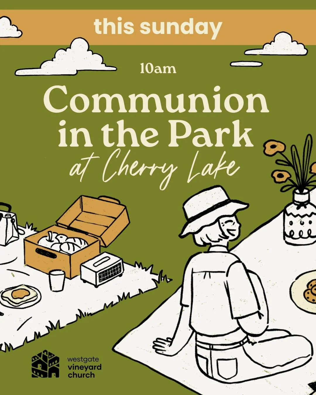 This Sunday we&rsquo;re meeting outside.
Start the year with us gathered around the bread and the wine&hellip; and probably an all-in game of cricket.

There&rsquo;ll be sunshine, friendly faces, kids having fun, and a quiet moment to remember Jesus 