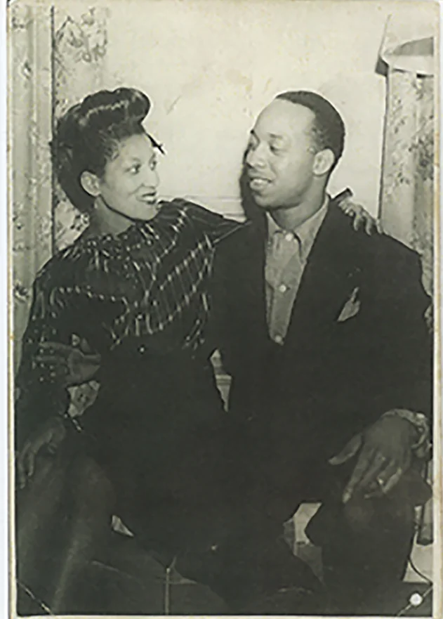 Mrs. Beatrice Gordly and Mr. Fay Gordly early 1940’s. “They loved to dance and worked hard to raise a family and build community.”, Gordly-Burch Family Archive.