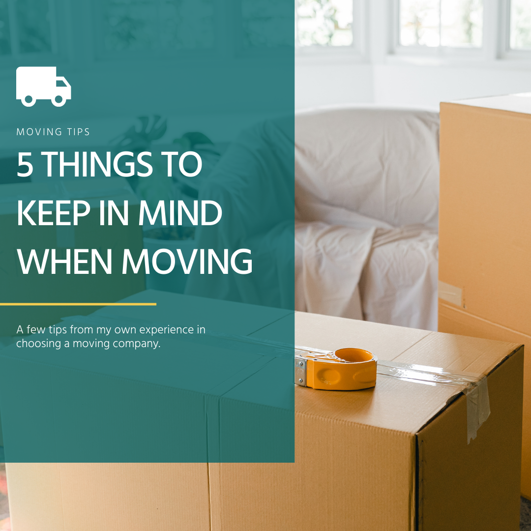 5 Things to Keep in Mind When Moving