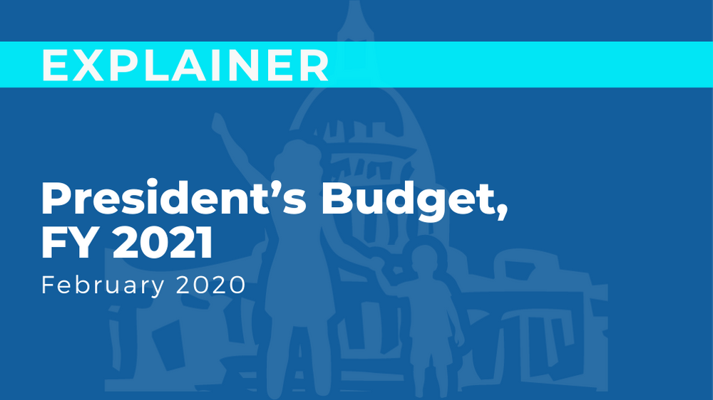 President's Budget, FY 2021