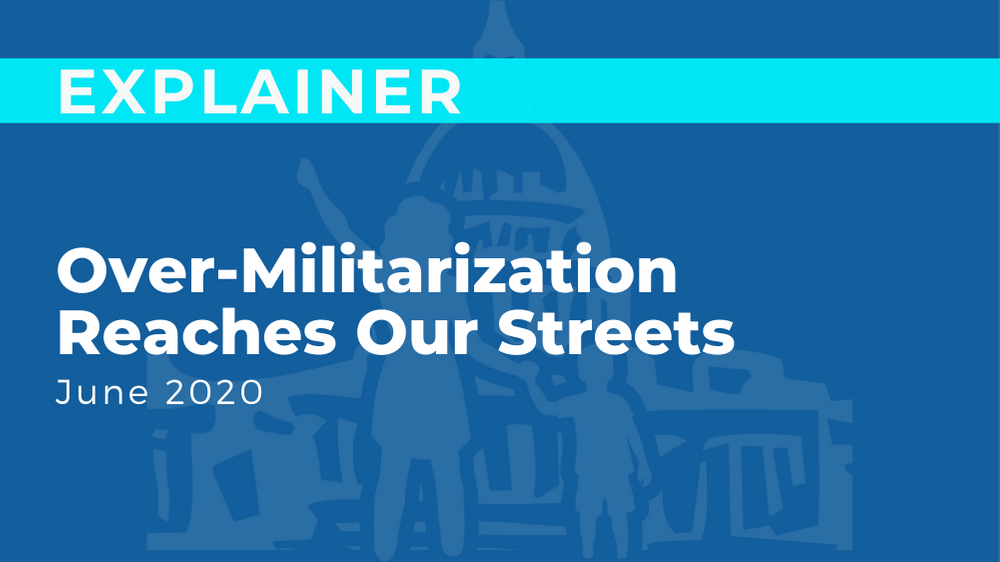 Over-Militarization Reaches Our Streets