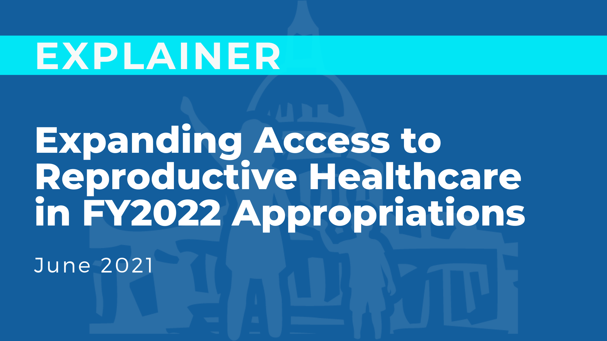 Expanding Access to Reproductive Healthcare in FY2022 Appropriations