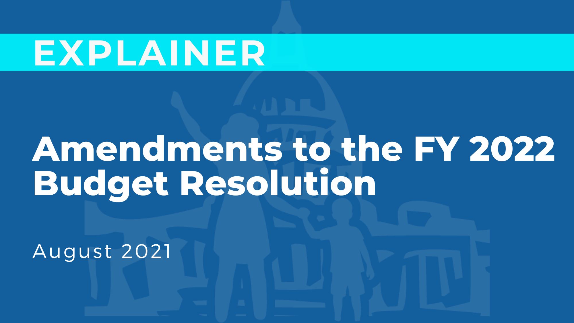 Amendments to the FY 2022 Budget Resolution