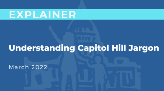 Understanding Capitol Hill Jargon
