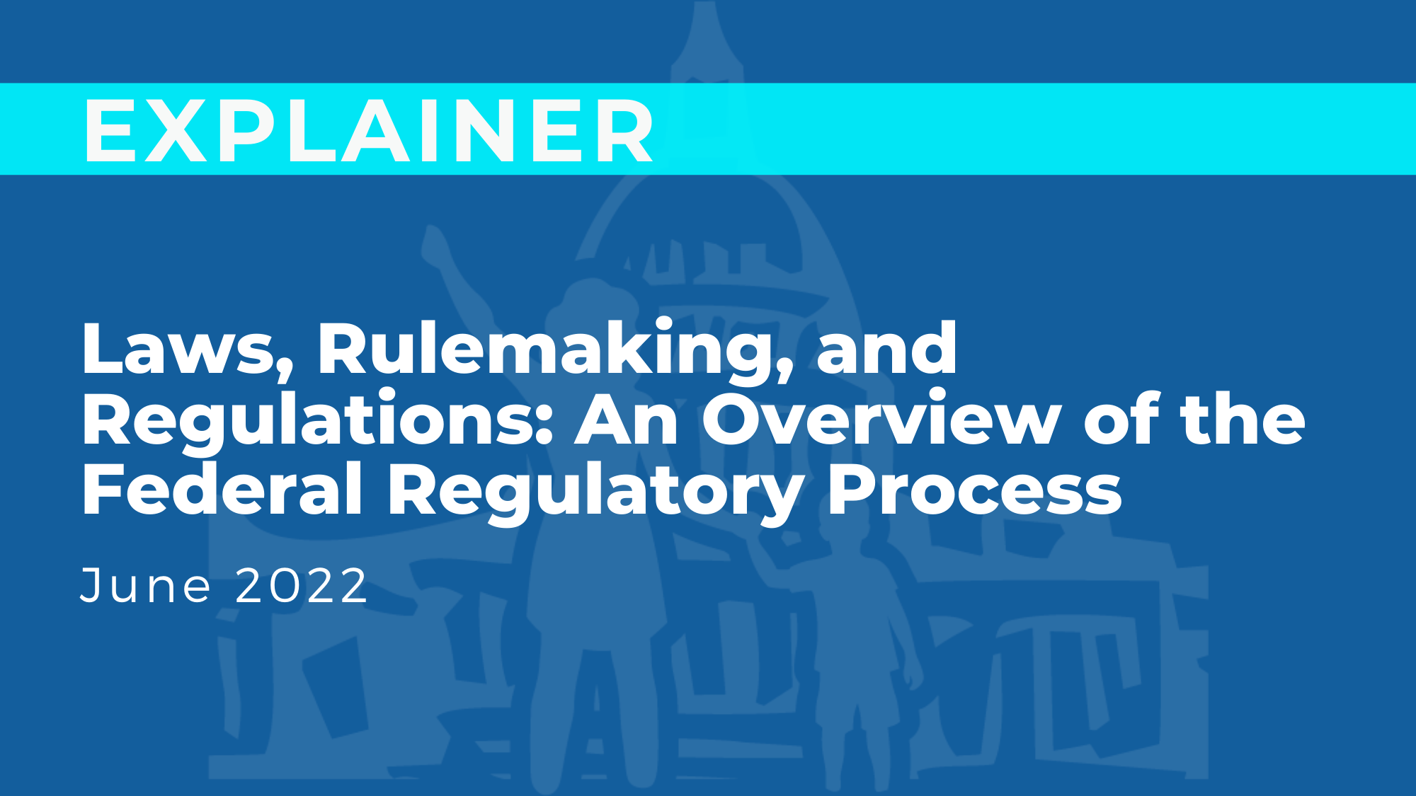 Laws, Rulemaking, and Regulations: An Overview of the Federal Regulatory Process