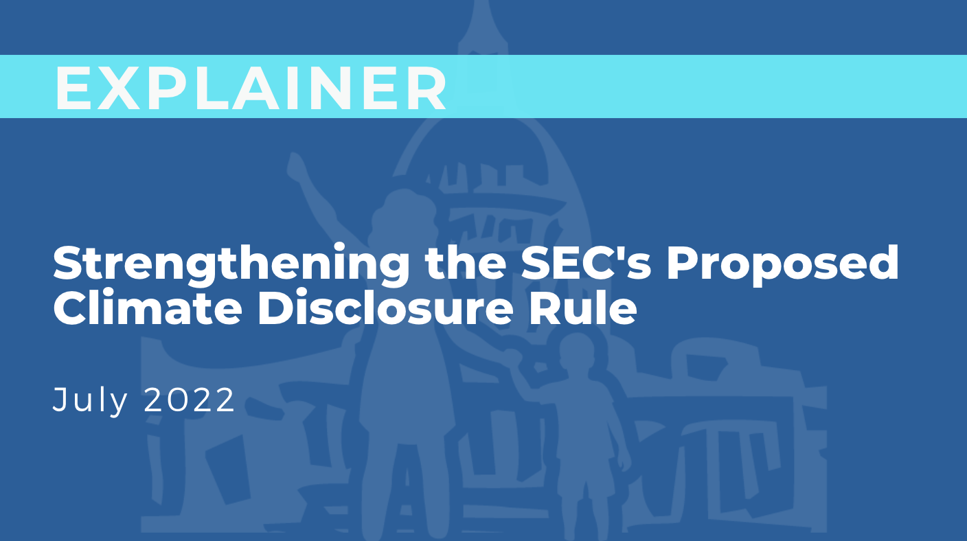 Strengthening the SEC's Proposed Climate Disclosure Rule