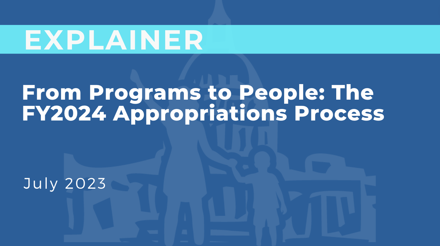 From Programs to People: The FY2024 Appropriations Process