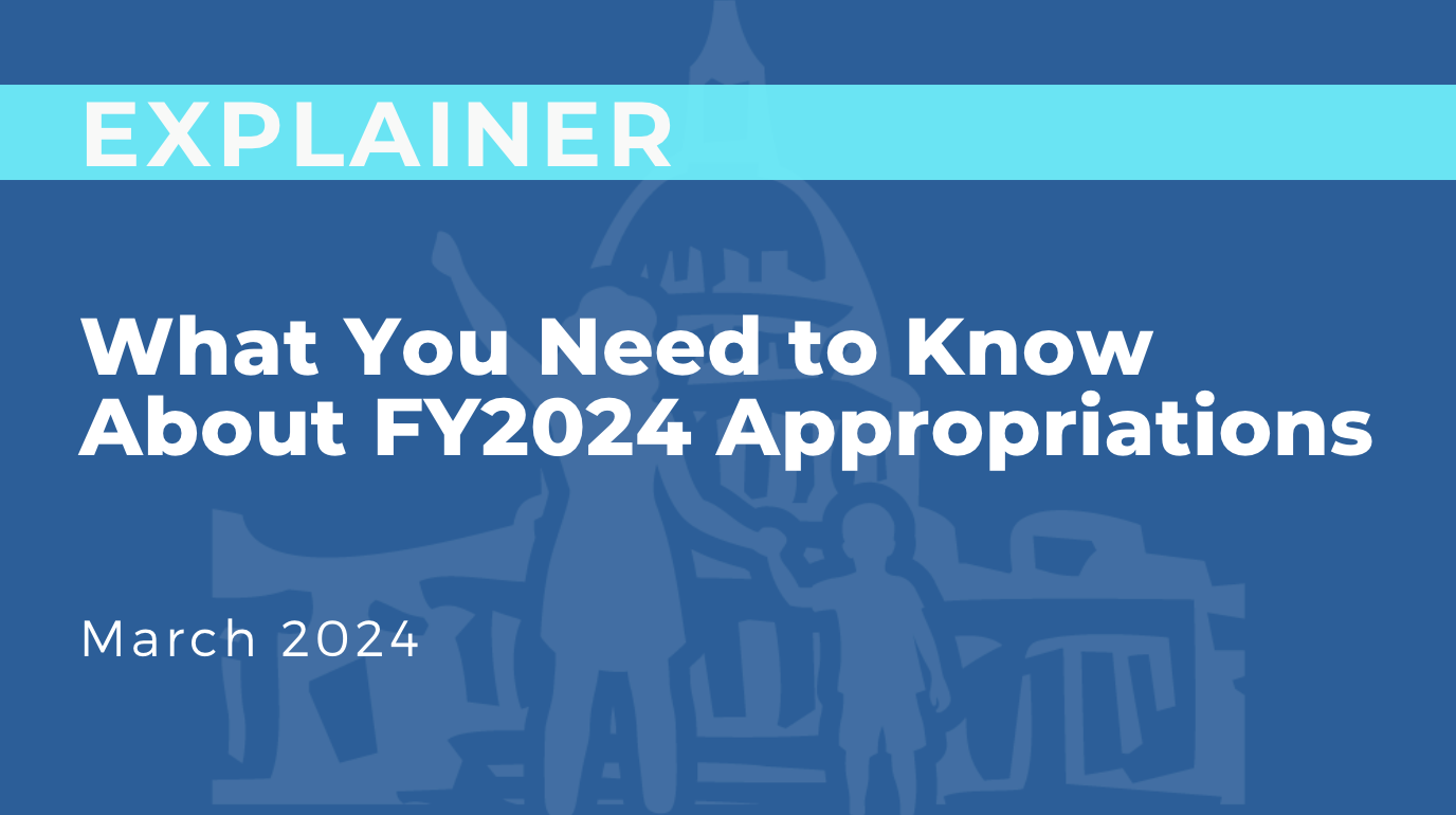 What You Need to Know About FY2024 Appropriations