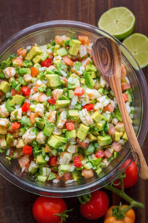 Recipe: Summer Shrimp and Avocado "Salsa" 
