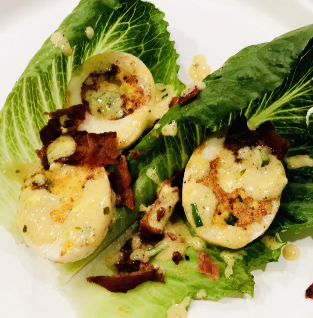 Recipe: Pan-Crisped Deviled Eggs