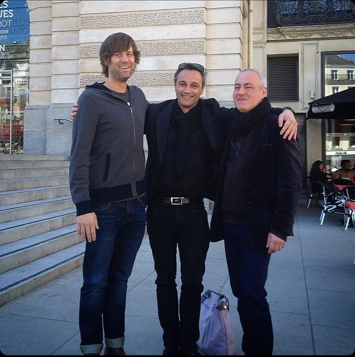 Just me the giant and two lovely well-dressed normal sized French men..
.
.
.

.
#france #frenchmen #frenchmenstreet #menstyle #mensfashion