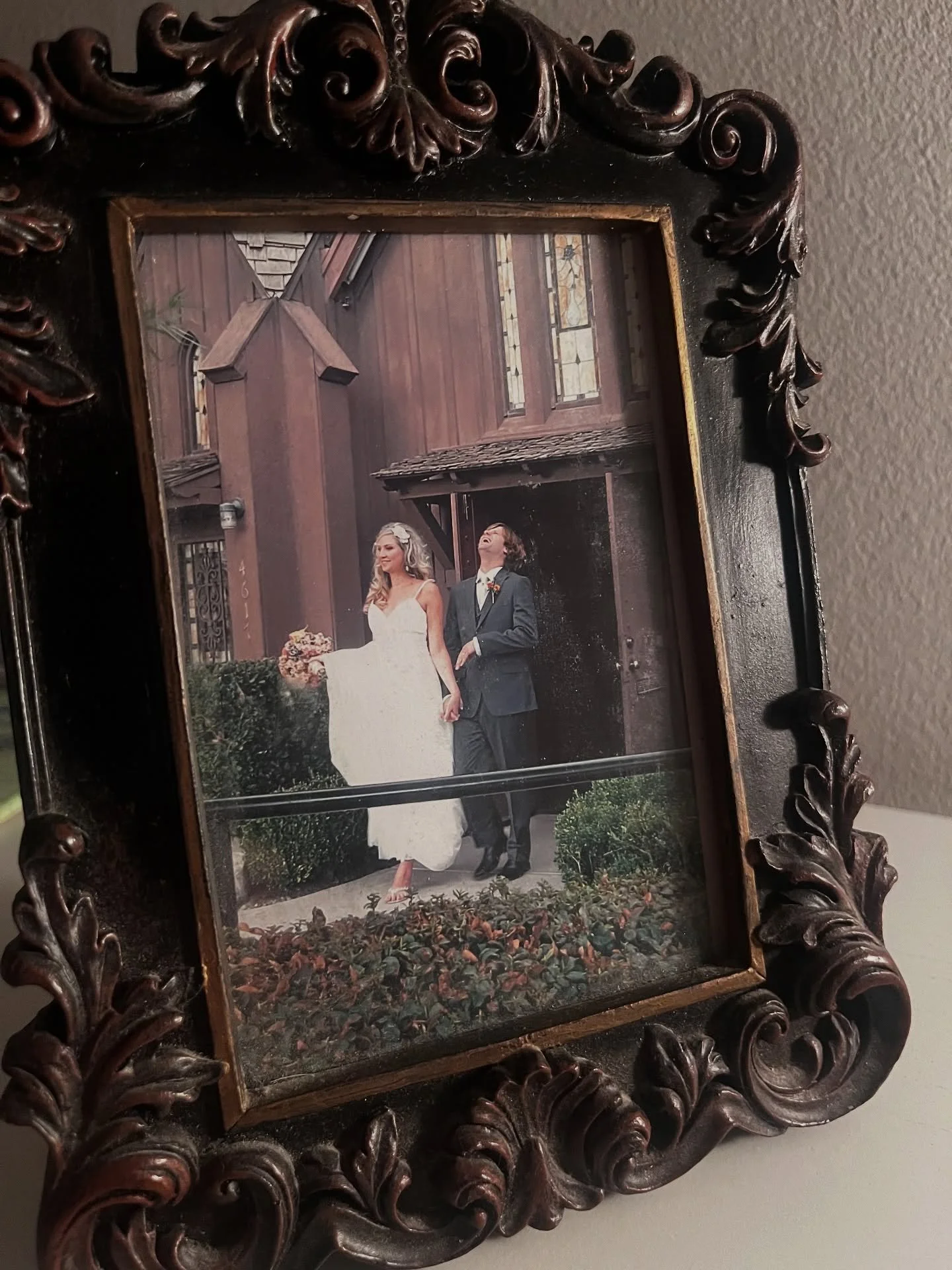 We&rsquo;ve followed each other to everywhere..
Mountains to Seas, Castles to Casinos.. 
And to everywhere we continue..
Happy Anniversary beautiful
.
.
.
.
#simplewedding #lasvegaswedding #vintagevegas