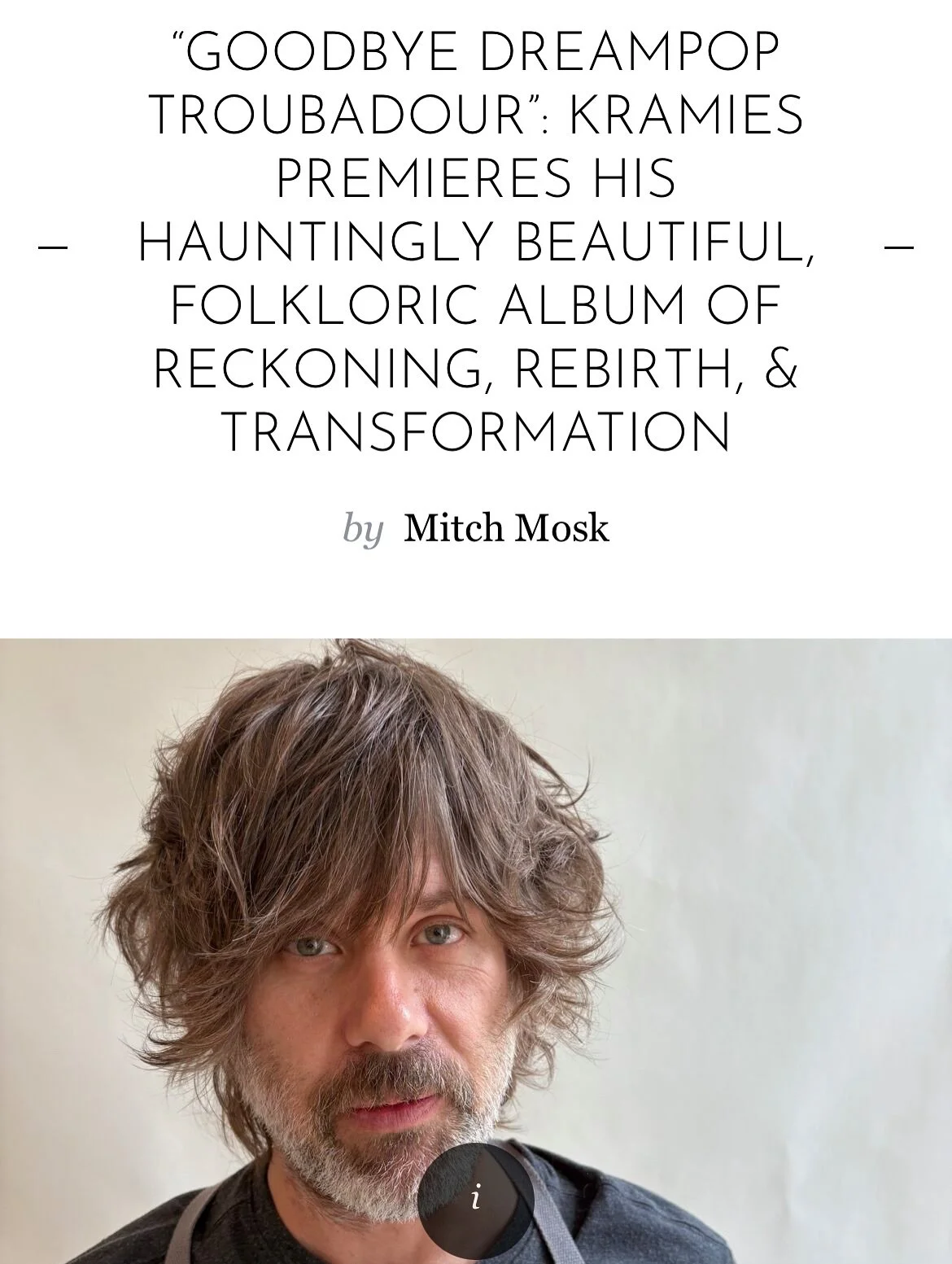 I can&rsquo;t believe I get to finally say this. My New Album is now Premiering in the brilliant Atwood Magazine! 
Hear it here first!! Out world wide tomorrow!! 
Thank you to everyone who helped me get this one out! 
I can tell you how very proud an