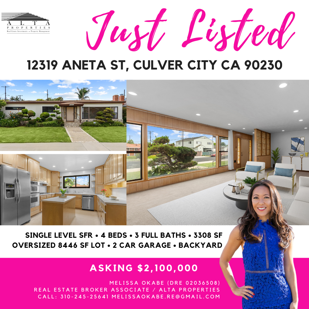 12319 Aneta St Culver City CA 90230 - SOLD — Melissa Okabe Real Estate ...