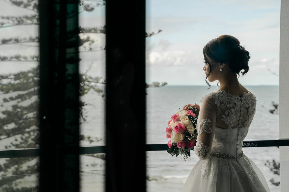 Bride prep photography Sebel Margate Beach