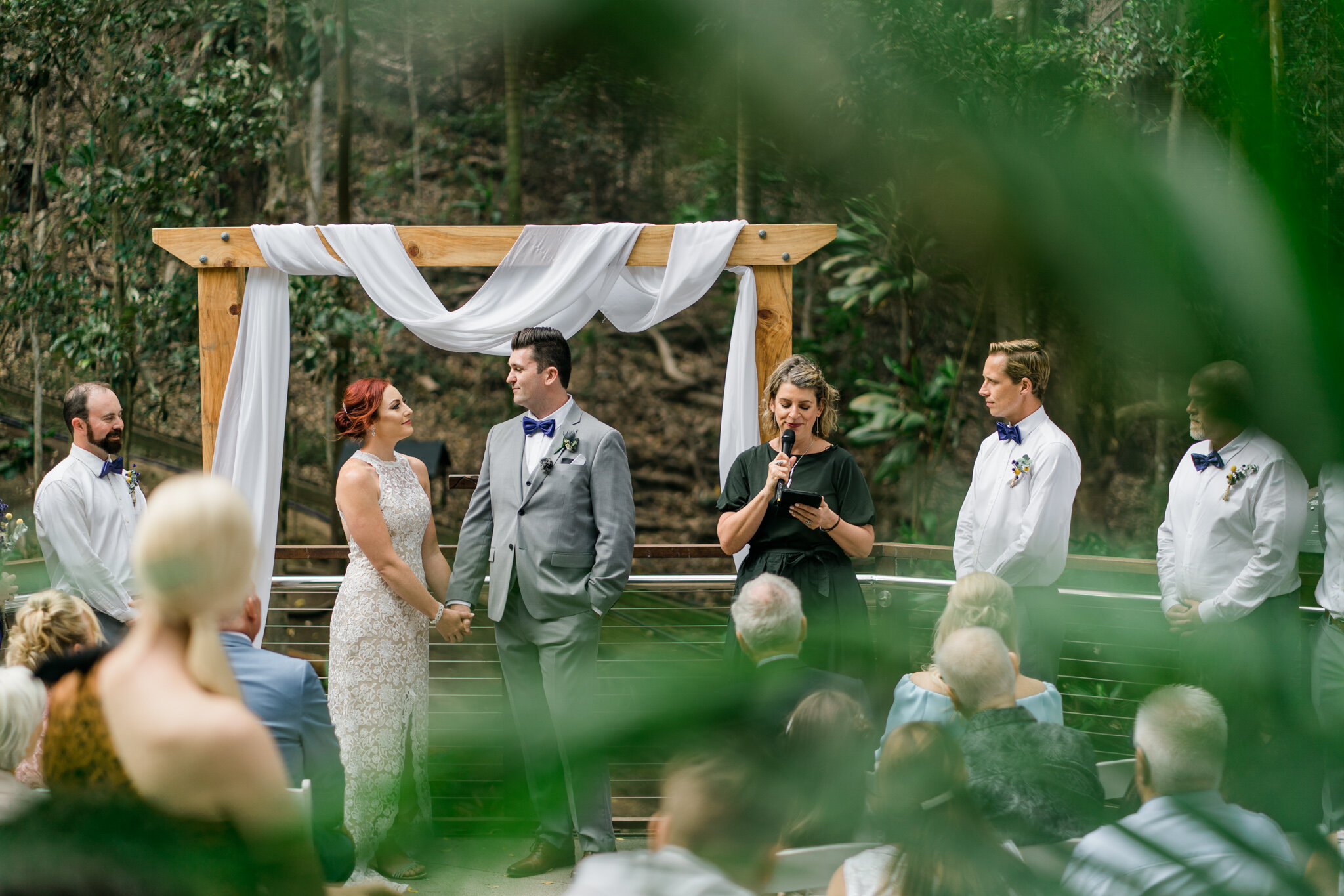 Brisbane Wedding photography at Currumbin Wildlife Sanctuary Gold Coast