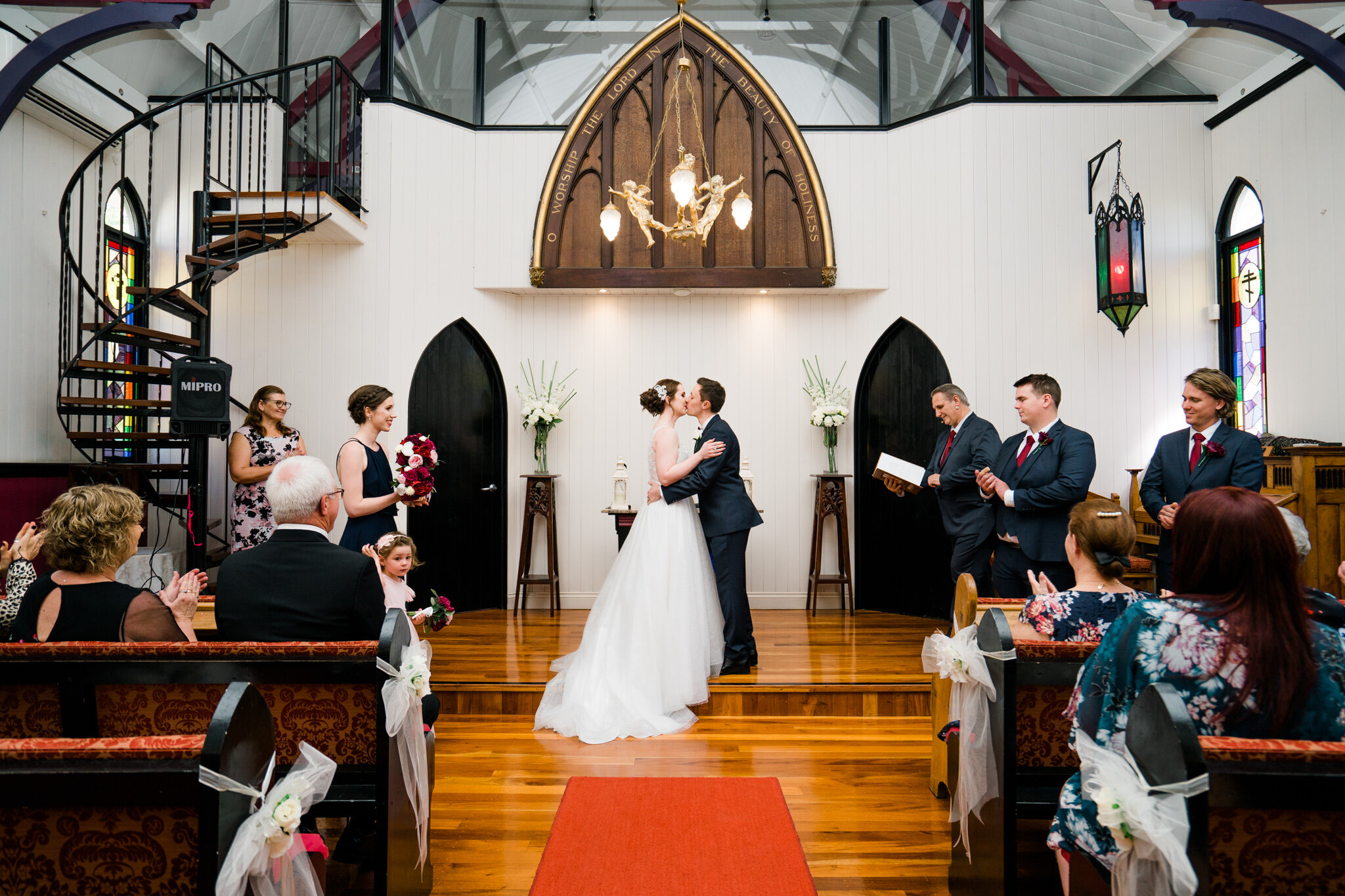 Brisbane Wedding photography at High church Brisbane