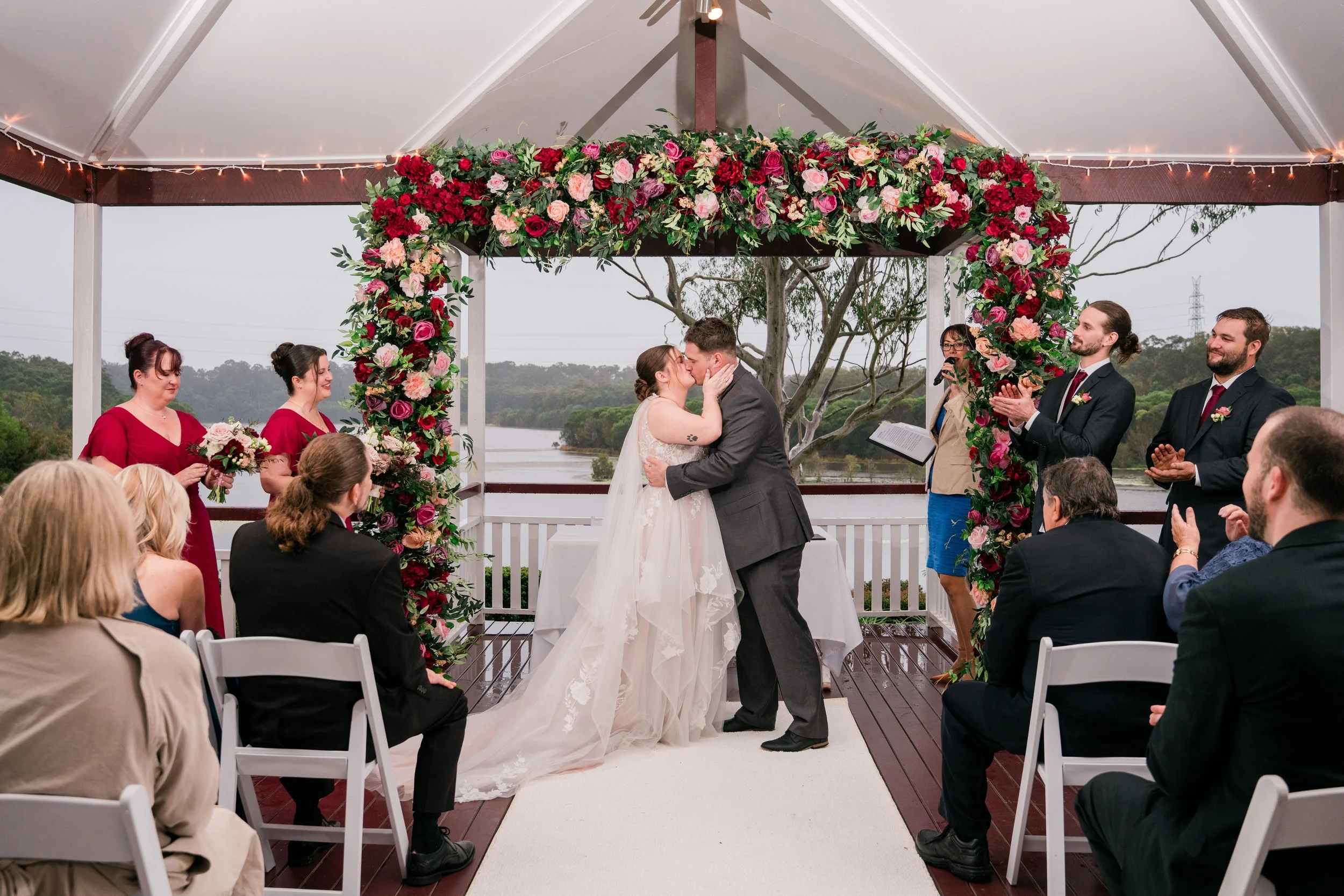 Samantha and Cameron’s beautiful Cherbon Waters Wedding Celebration for Brisbane wedding photography
