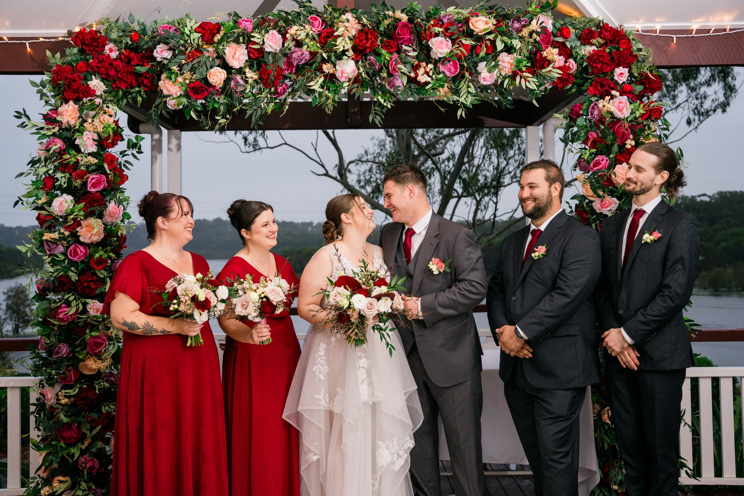 Samantha and Cameron’s beautiful Cherbon Waters Wedding Celebration for Brisbane wedding photography