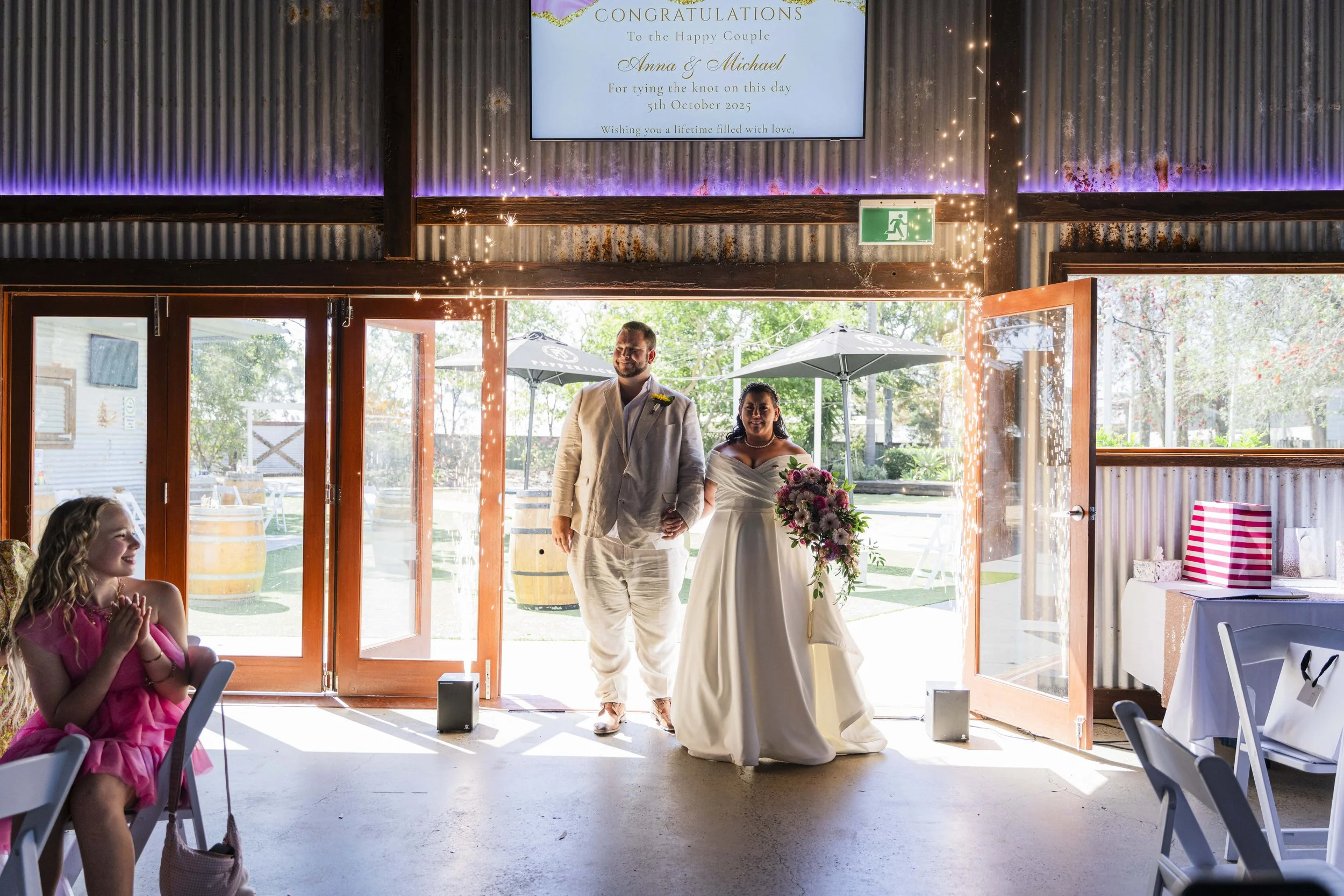 Stunning Mill Inn wedding in Millmerran for Brisbane photography