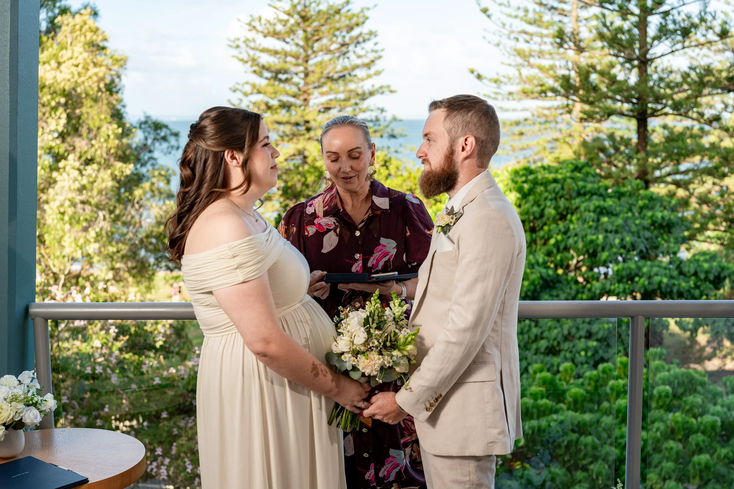An intimate Scarborough Wedding at Woody Point and The Belvedere for Brisbane Wedding Photography and Videography