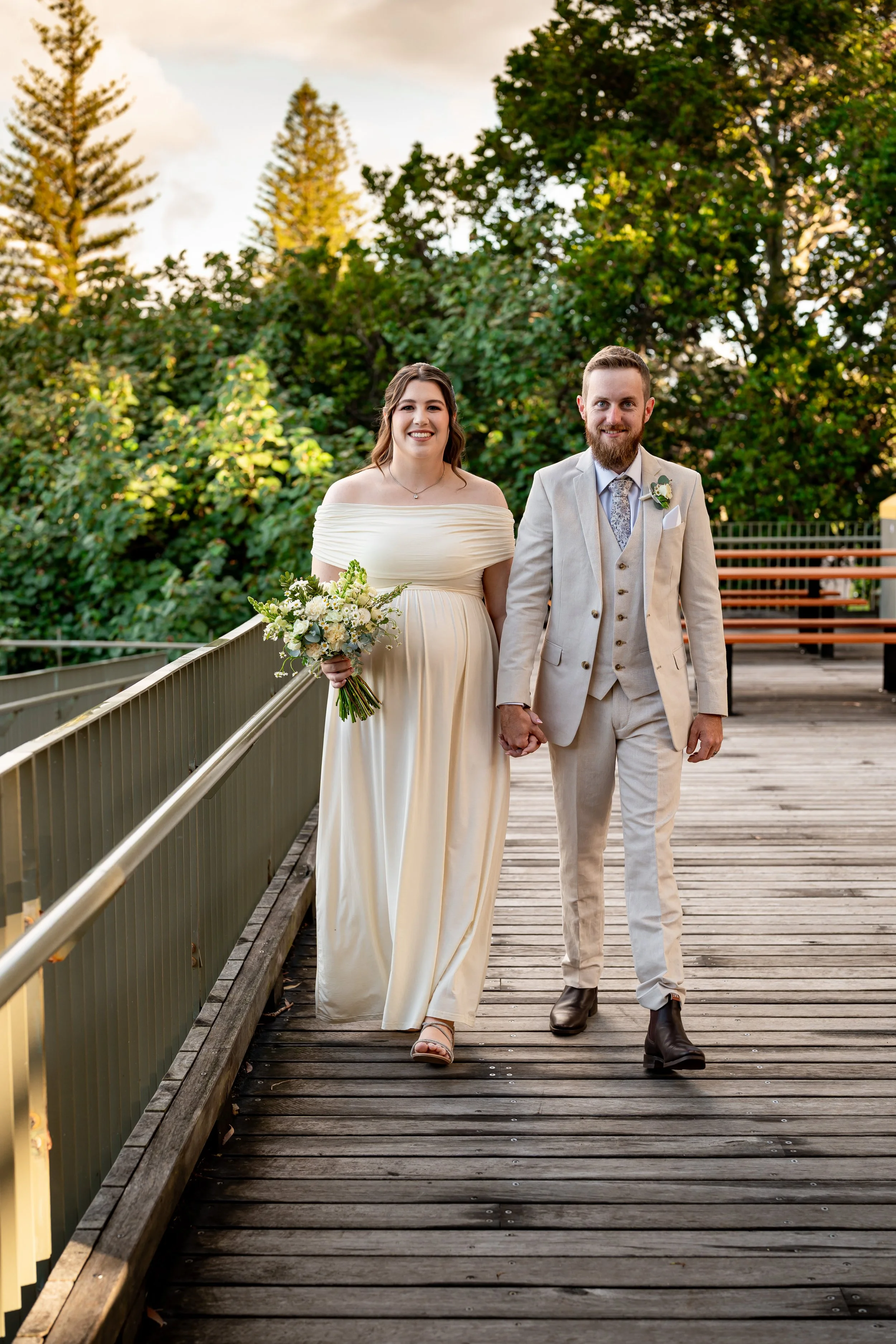 An intimate Scarborough Wedding at Woody Point and The Belvedere for Brisbane Wedding Photography and Videography