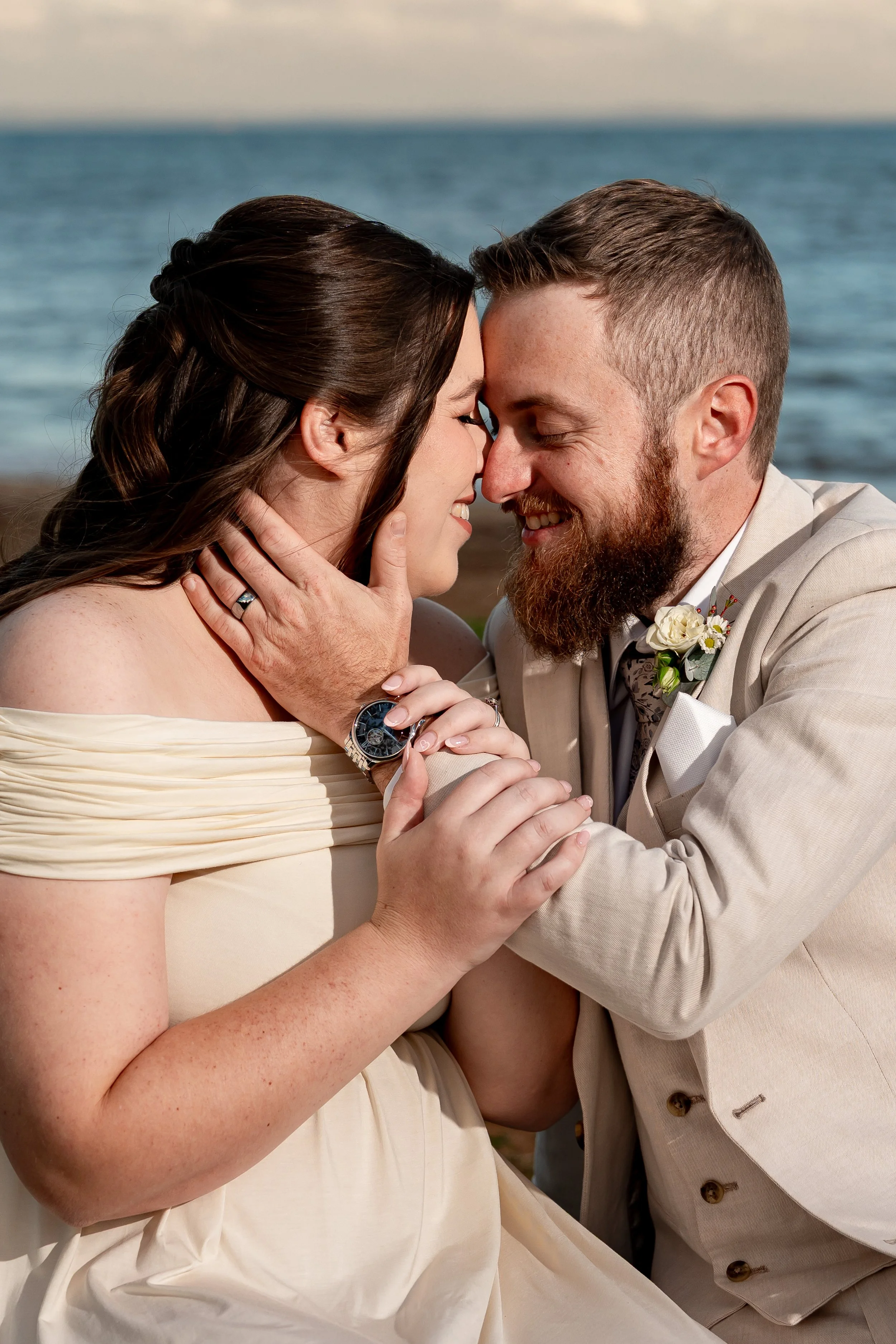 An intimate Scarborough Wedding at Woody Point and The Belvedere for Brisbane Wedding Photography and Videography