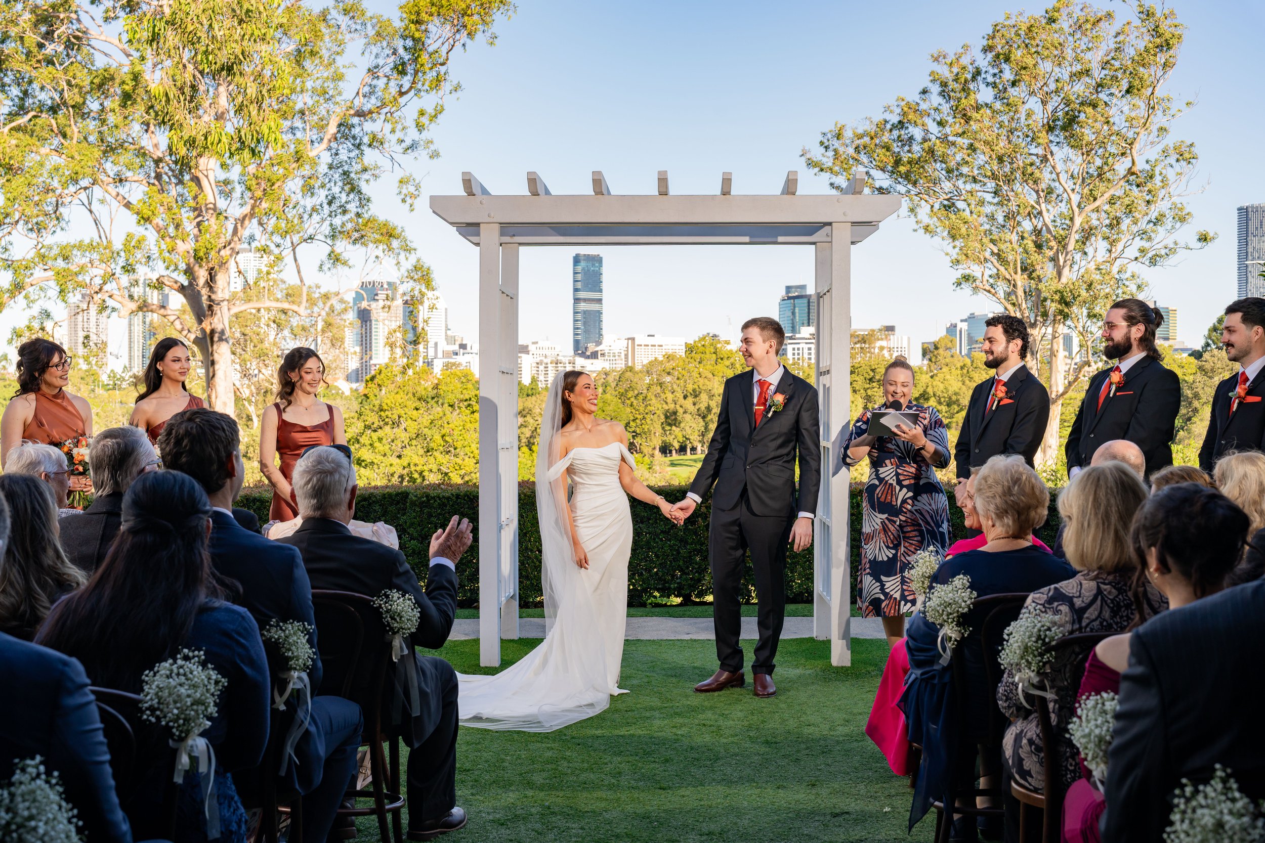 Beautiful weddings at Victoria Park Garden Marquee for Brisbane wedding photography and videography