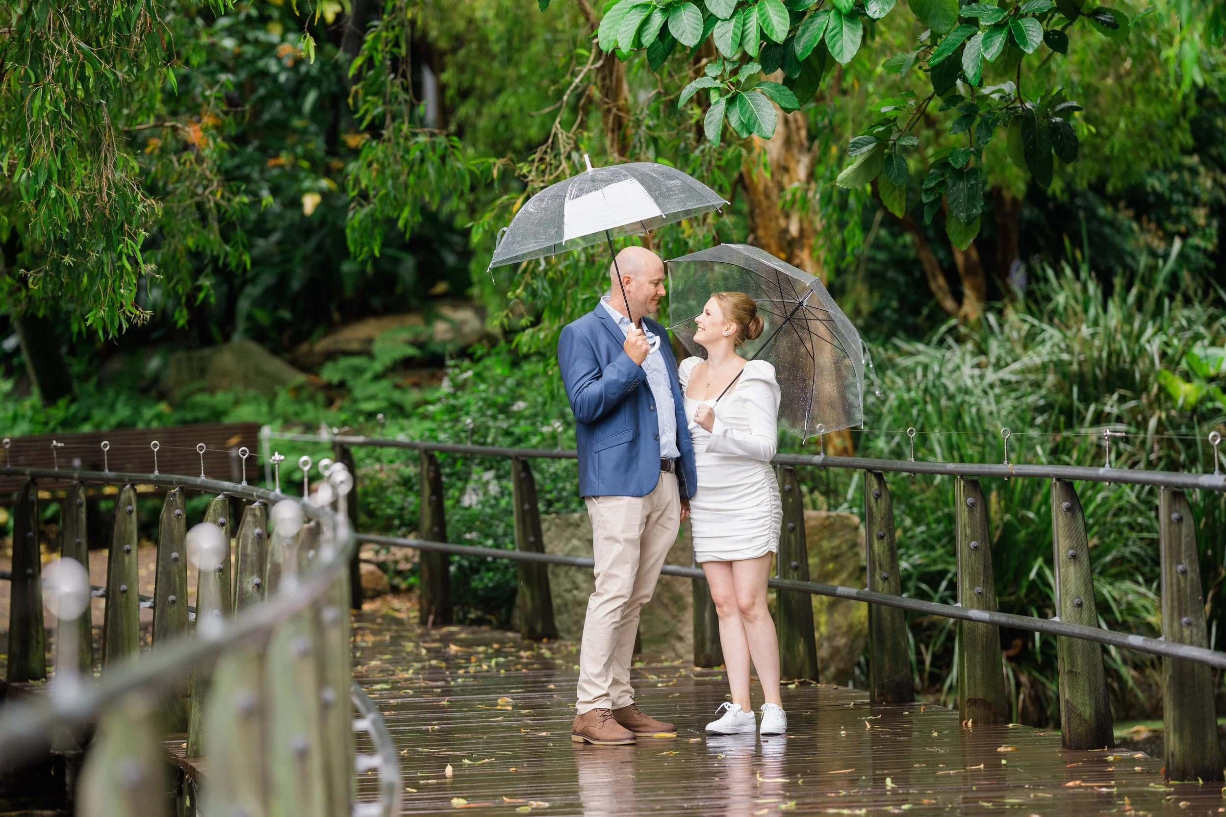 Rainy wedding day photos for Brisbane photography
