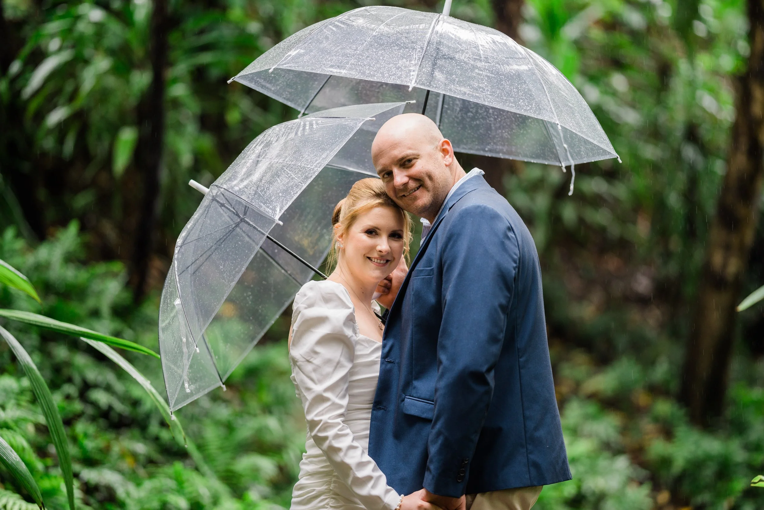 Rainy wedding day photos for Brisbane photography