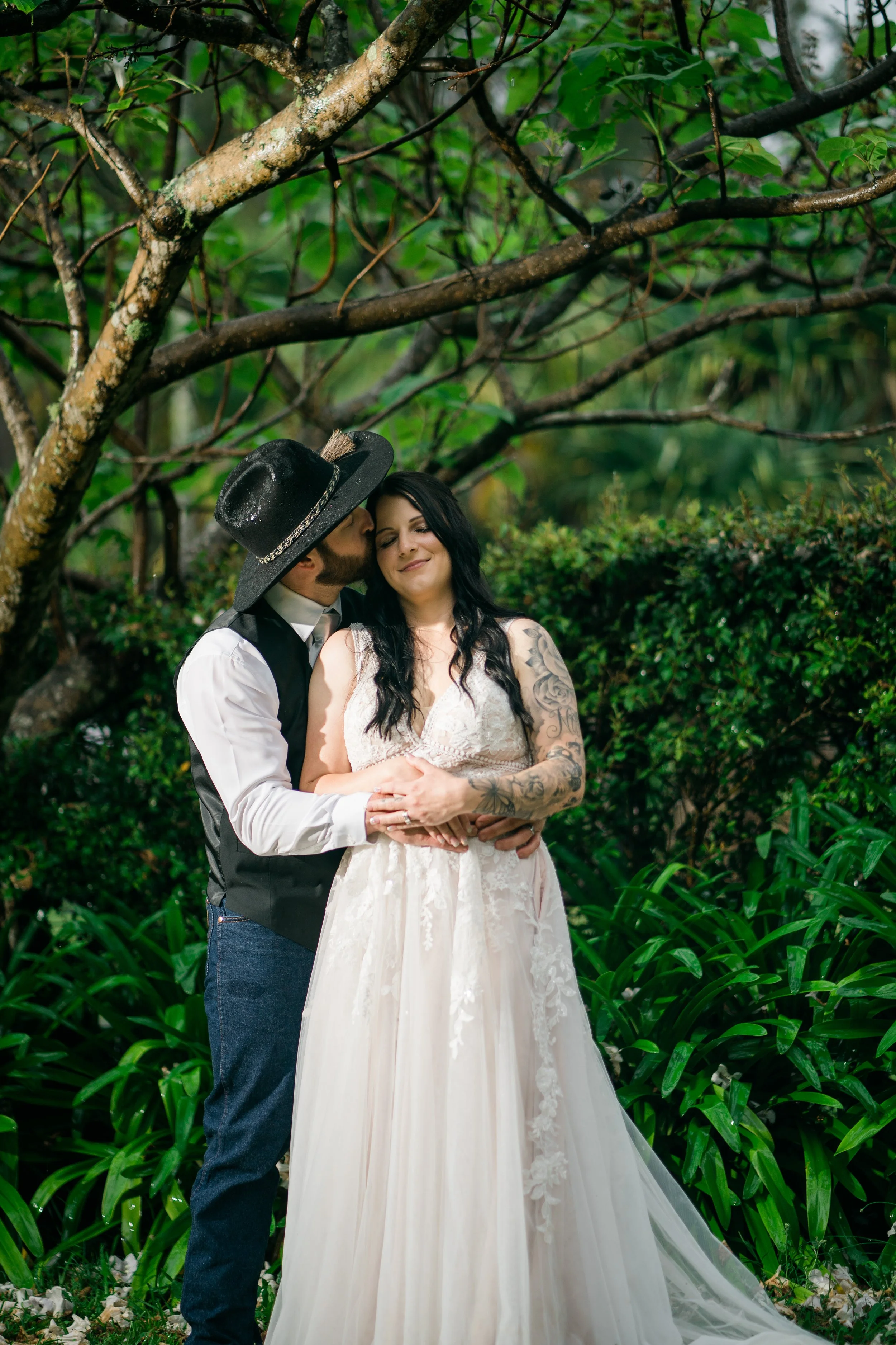 Rainy wedding day for Brisbane photography