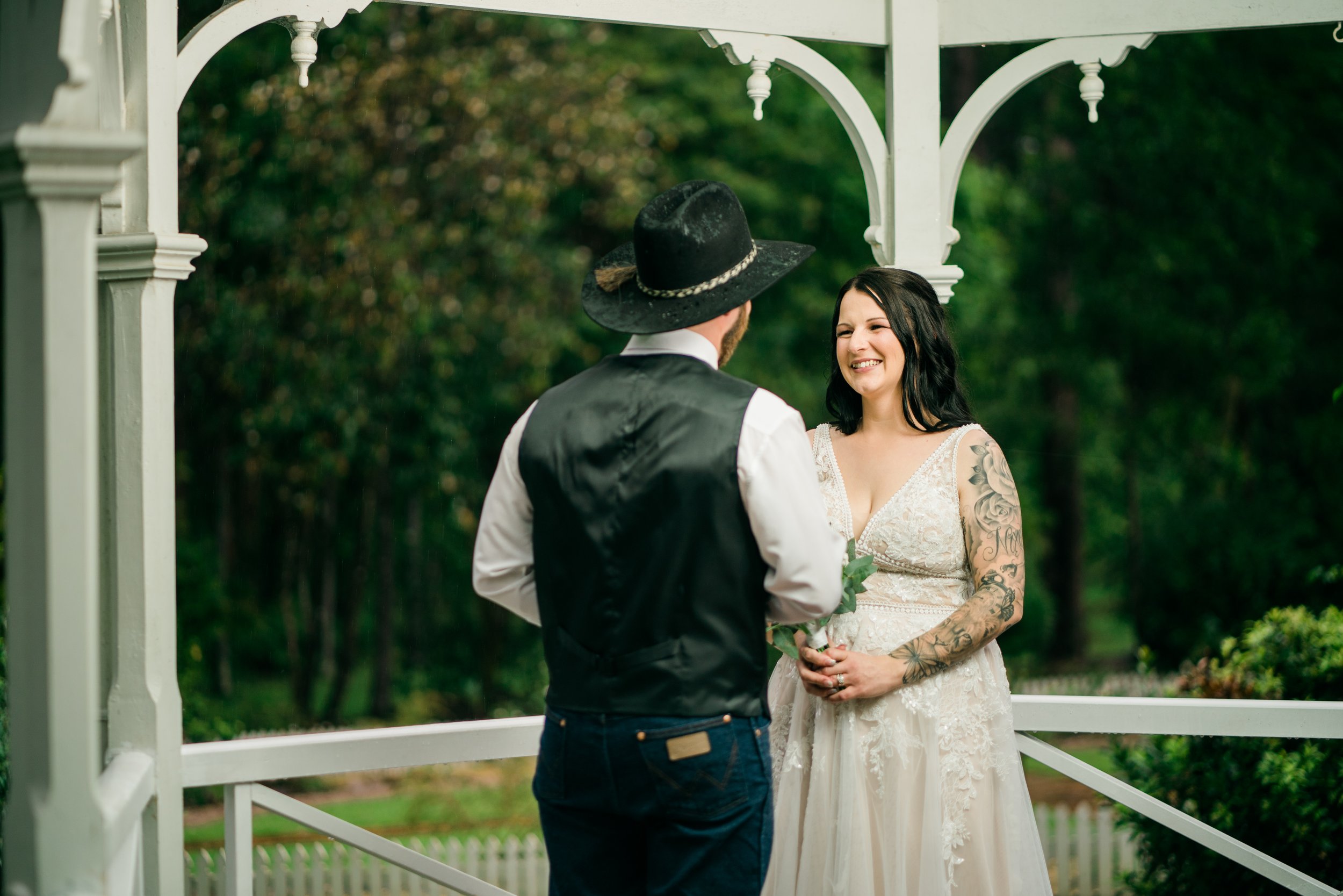 Rainy wedding day for Brisbane photography