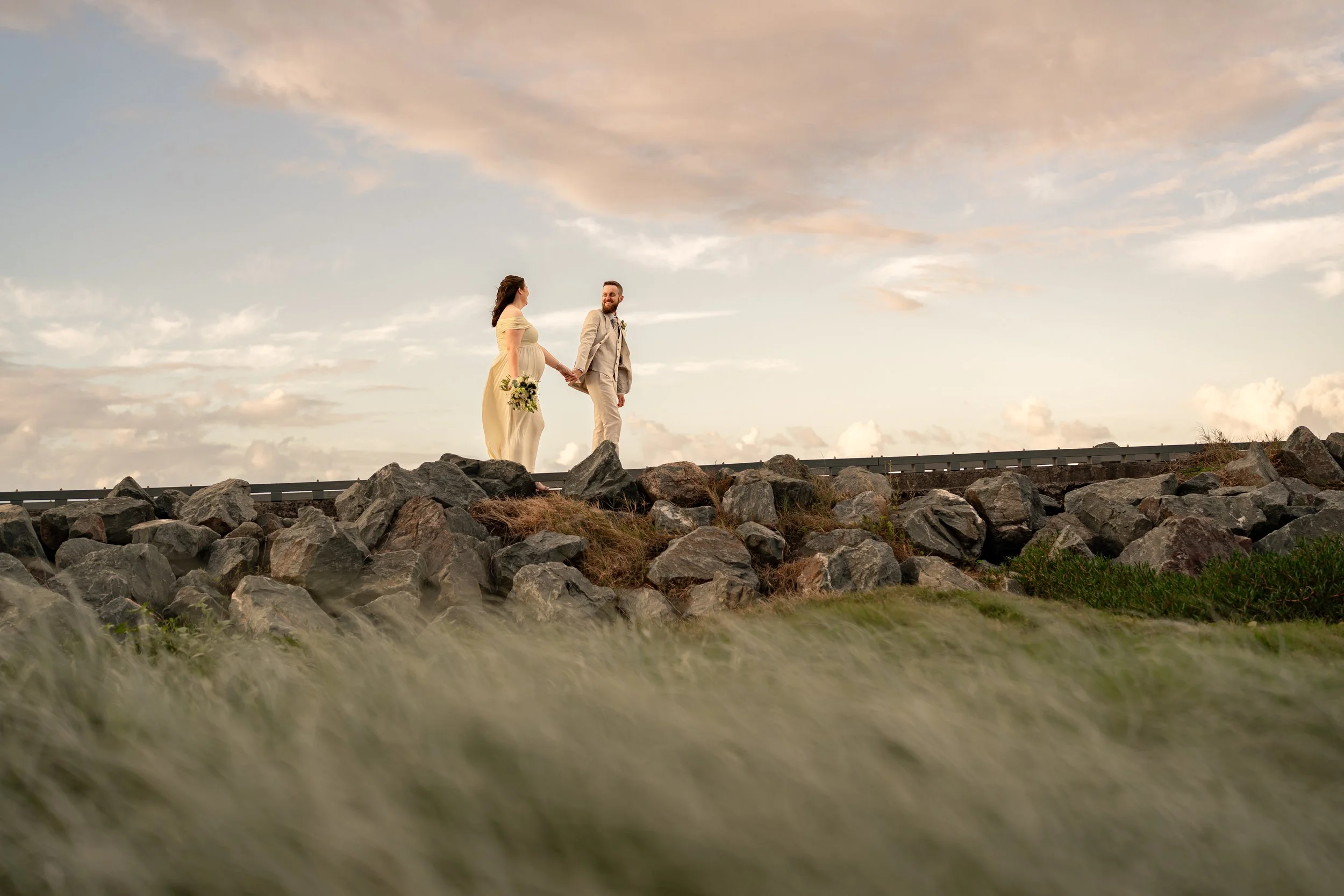An intimate Scarborough Wedding at Woody Point and The Belvedere for Brisbane Wedding Photography and Videography