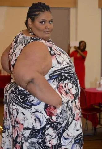 Katia at her annual The Lipedema Queen's Curves Meet Courage Conference and Fashion Show