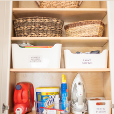 Organized Laundry Room