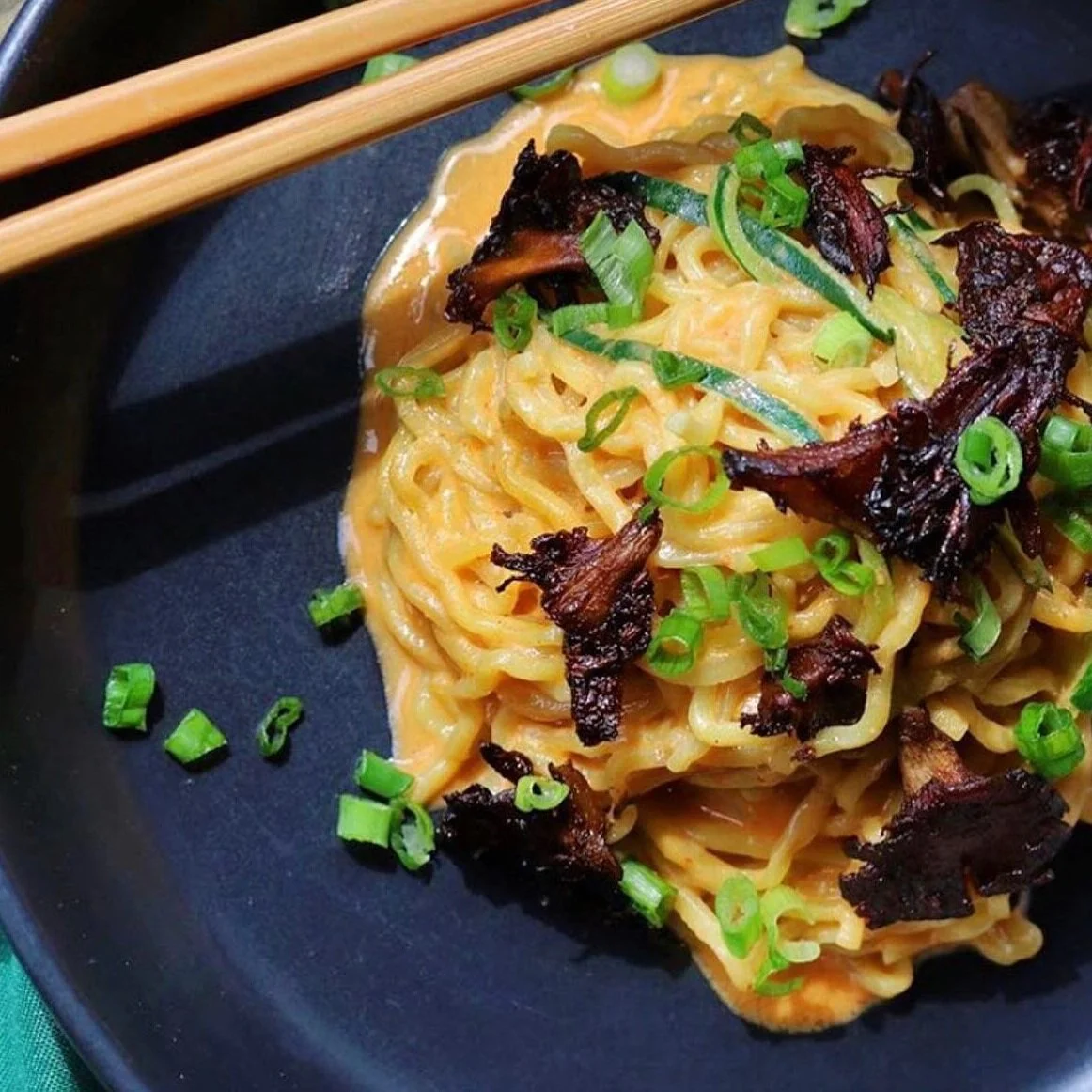 Featuring: Spicy Dan Dan Noodles with Five Spice Mushrooms